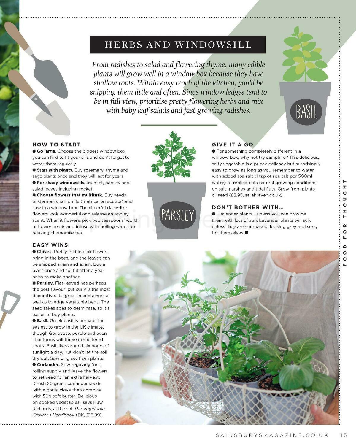 Sainsbury's Magazine March Offers from 1 March