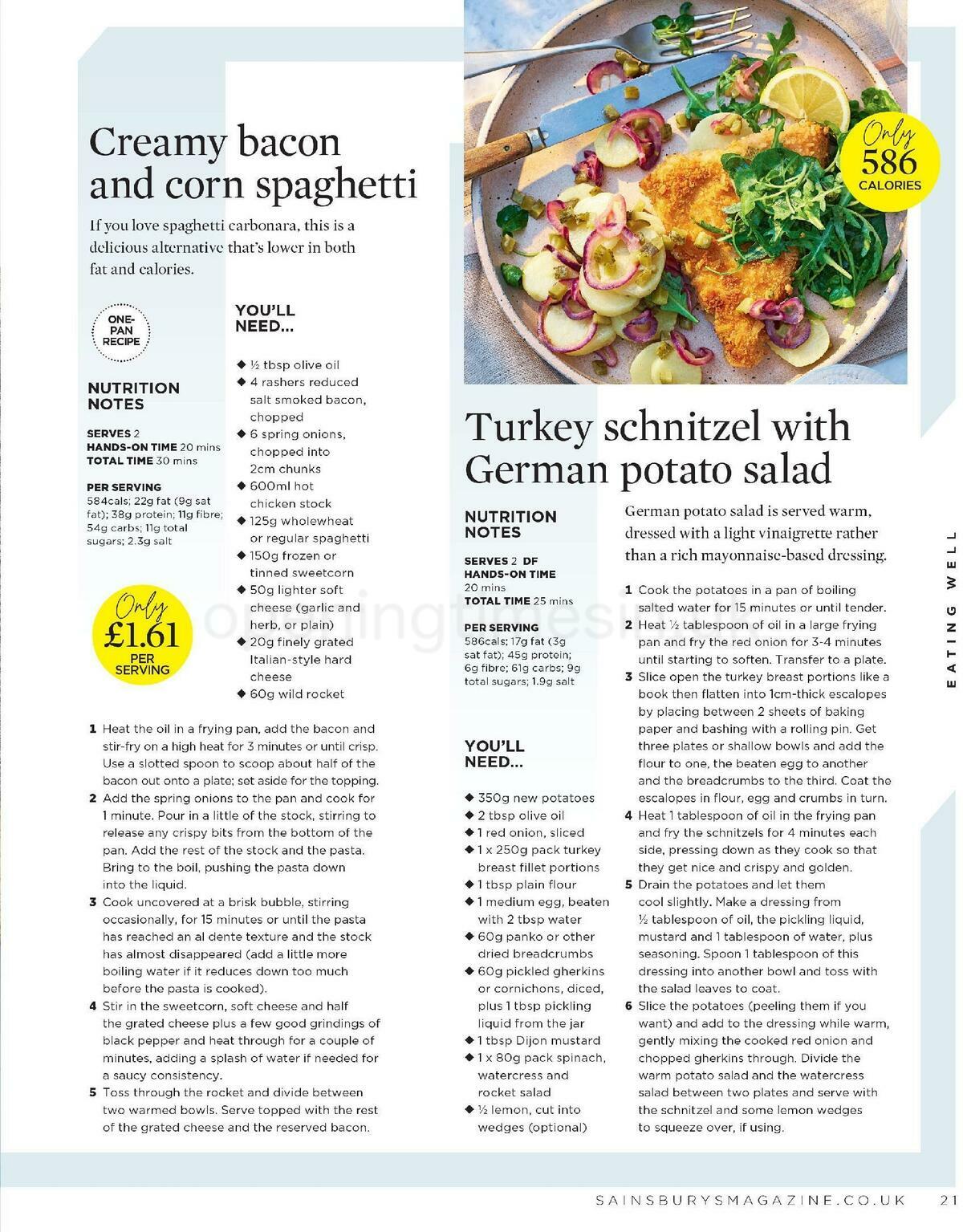 Sainsbury's Magazine March Offers from 1 March