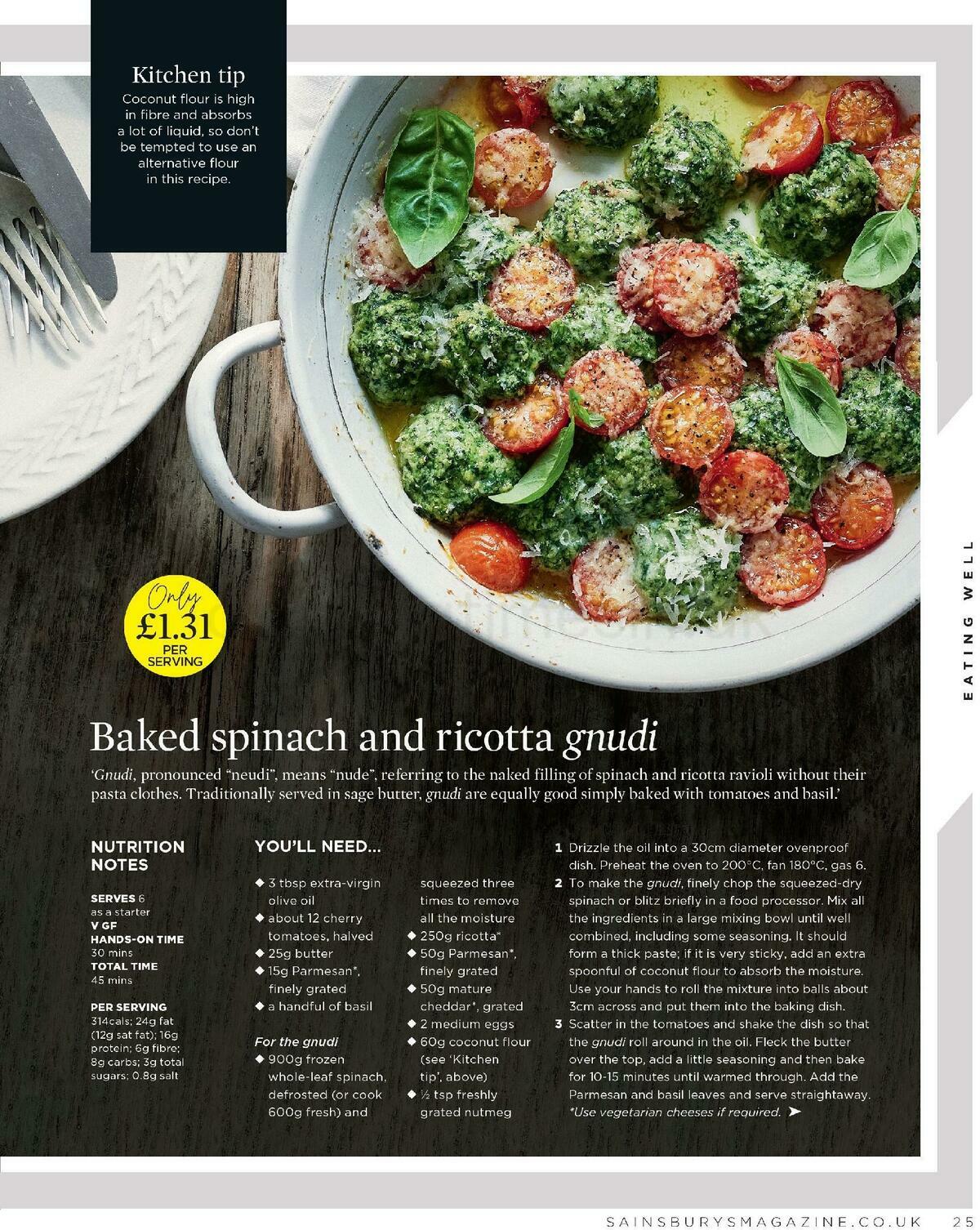 Sainsbury's Magazine March Offers from 1 March