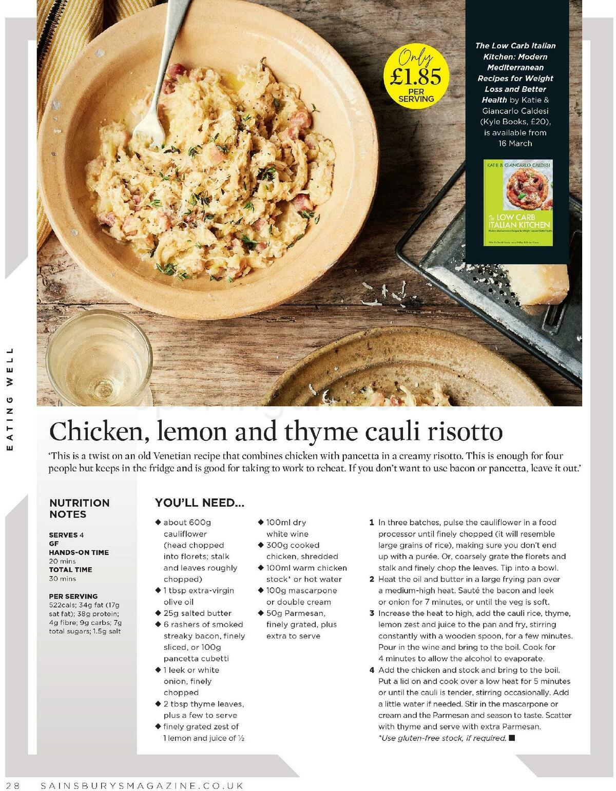 Sainsbury's Magazine March Offers from 1 March