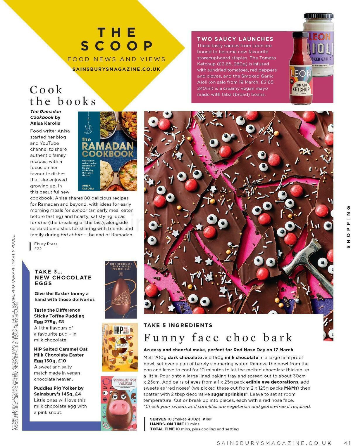 Sainsbury's Magazine March Offers from 1 March