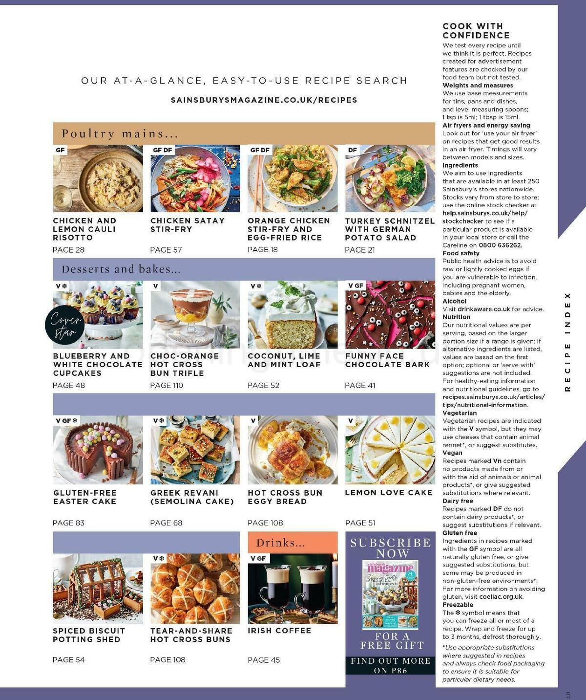 Sainsbury's Magazine March Offers from 1 March