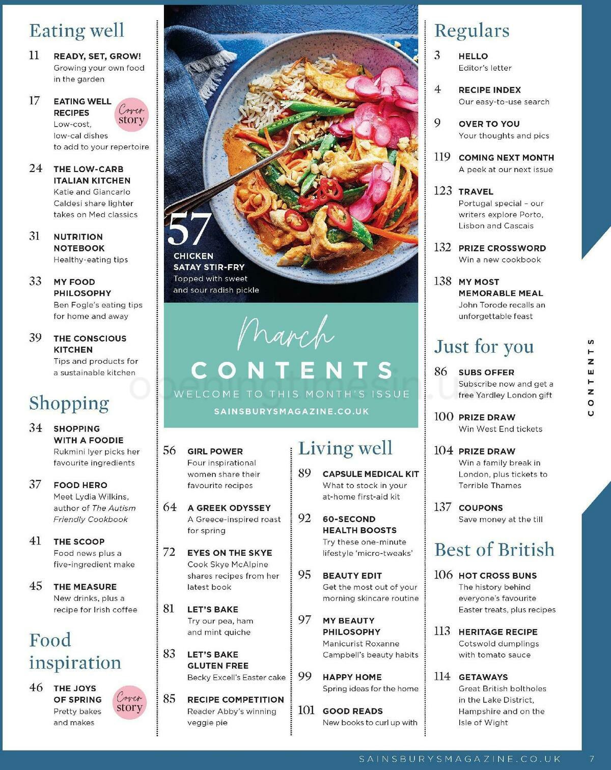 Sainsbury's Magazine March Offers from 1 March