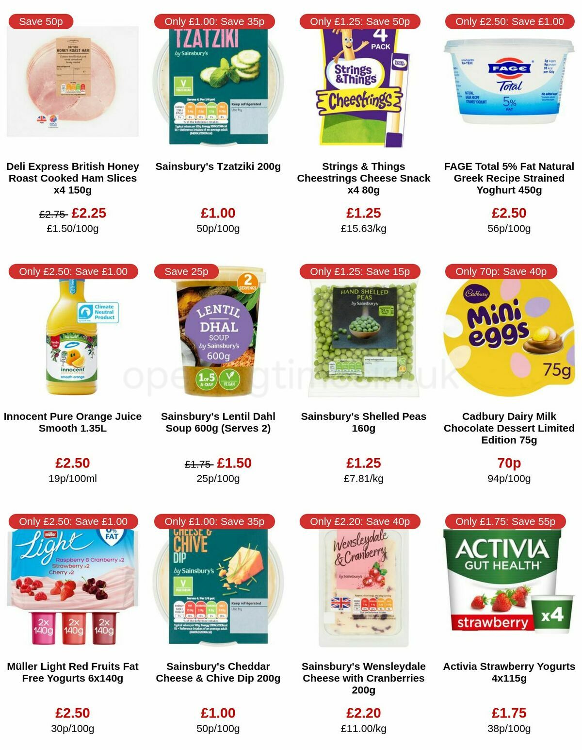 Sainsbury's Offers from 22 March