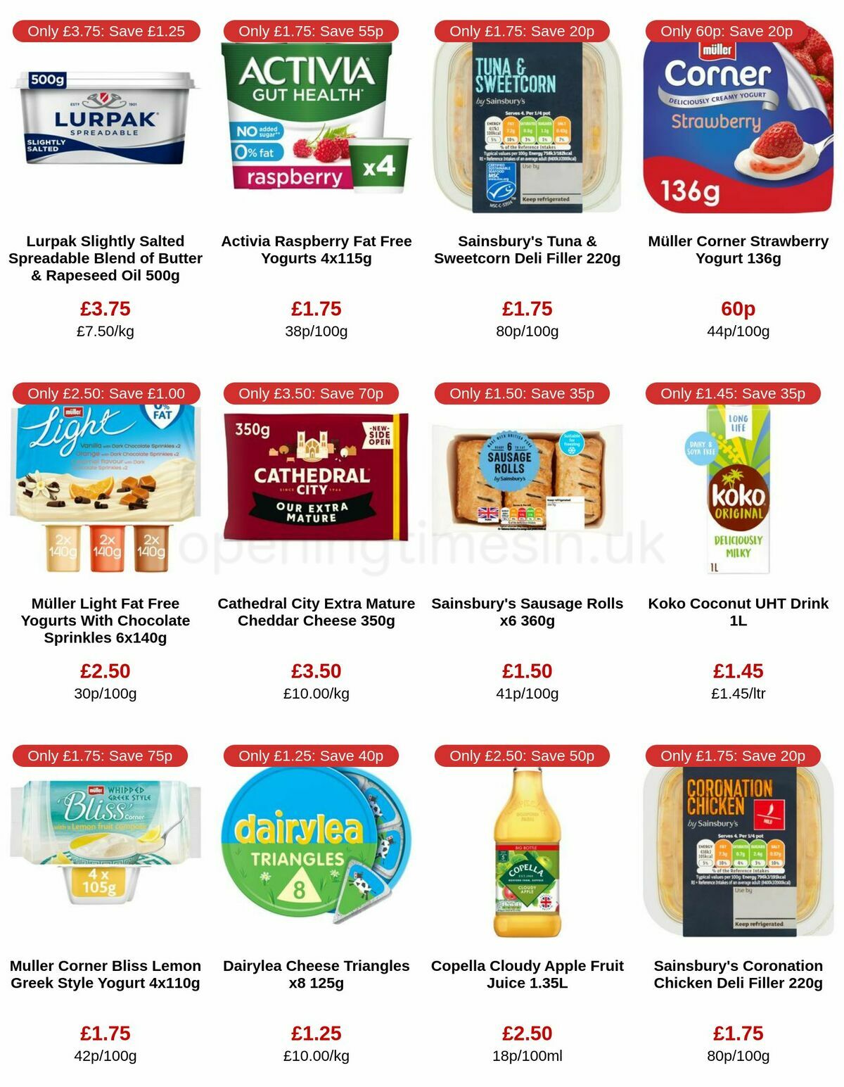 Sainsbury's Offers from 22 March