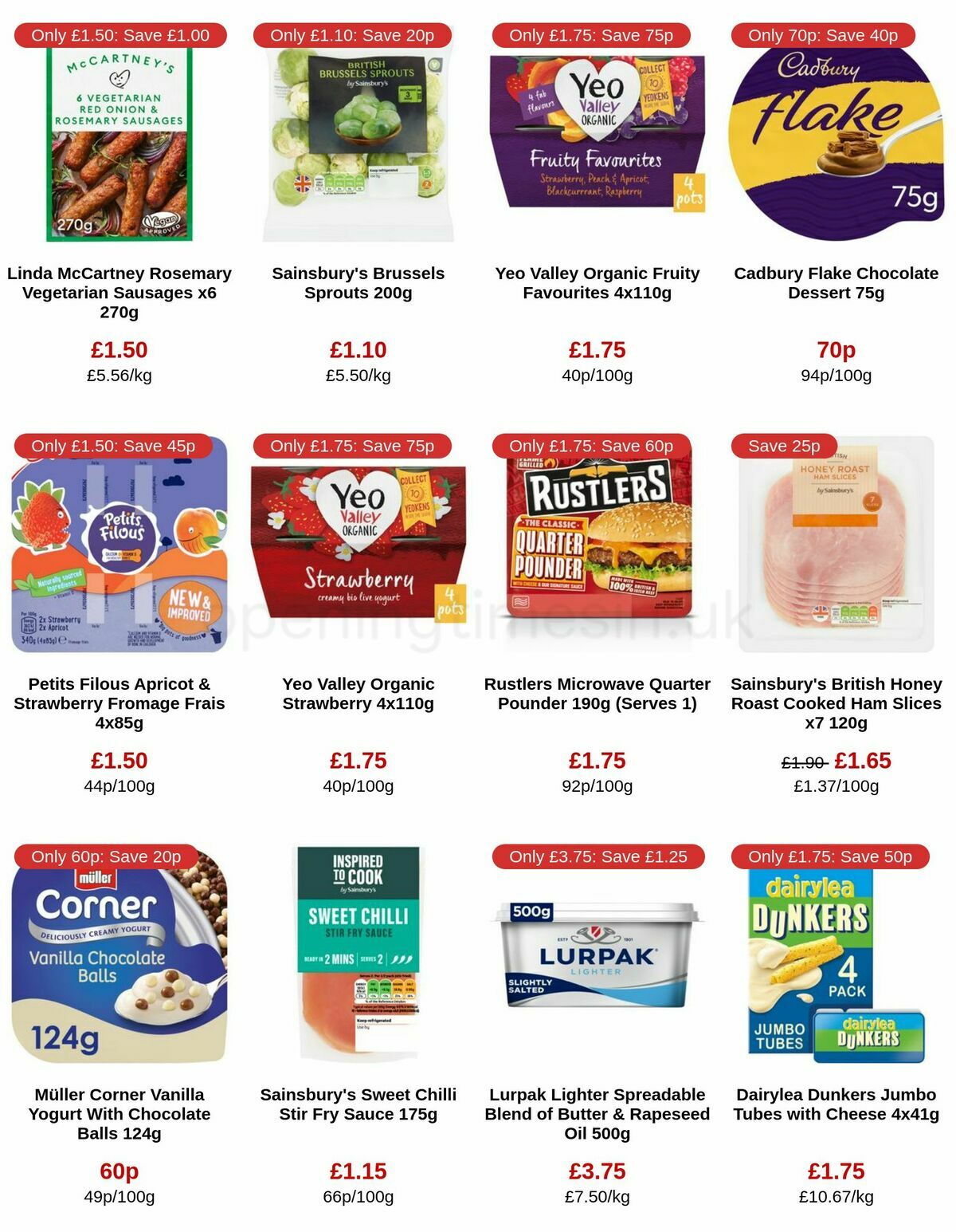 Sainsbury's Offers from 22 March