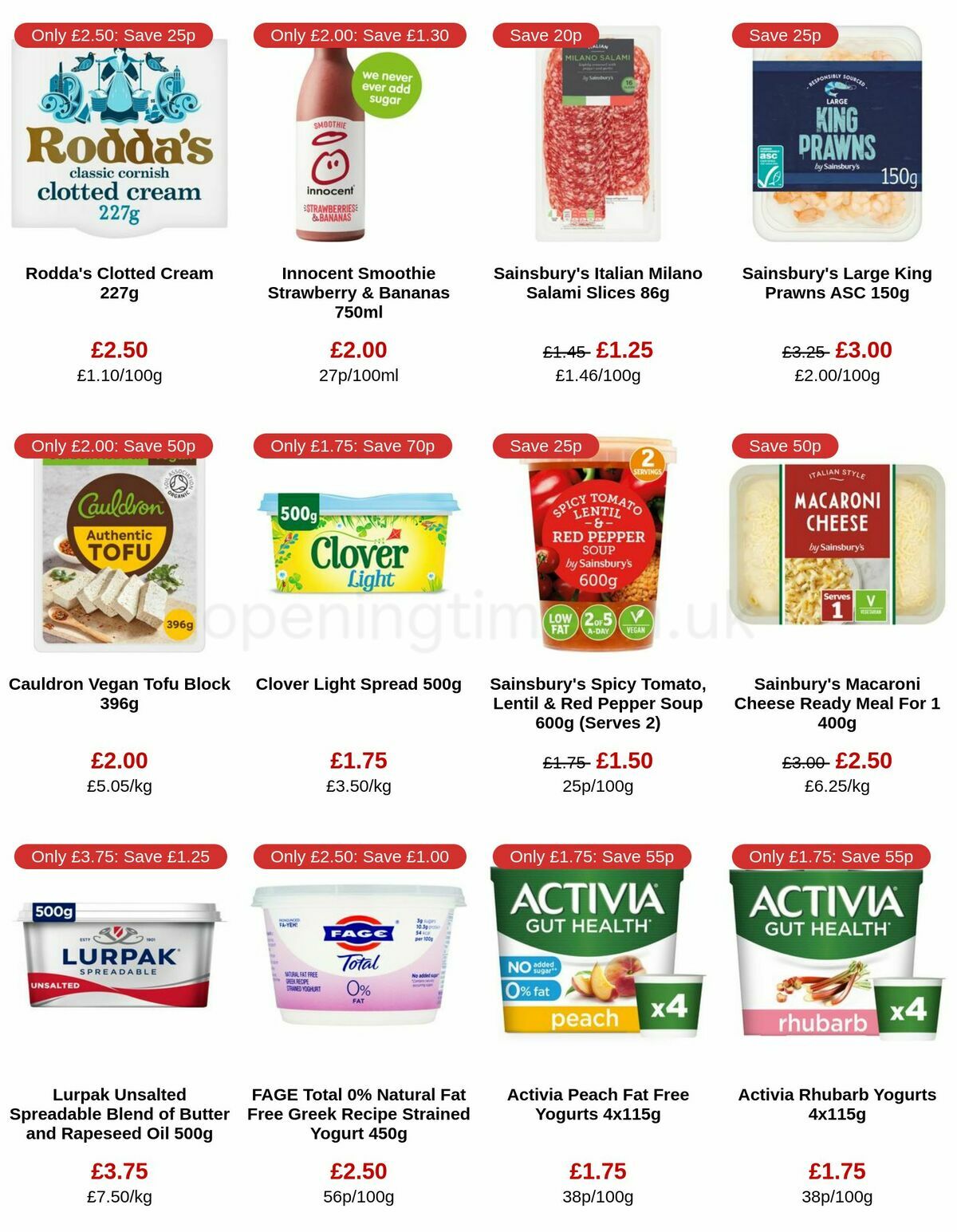 Sainsbury's Offers from 22 March