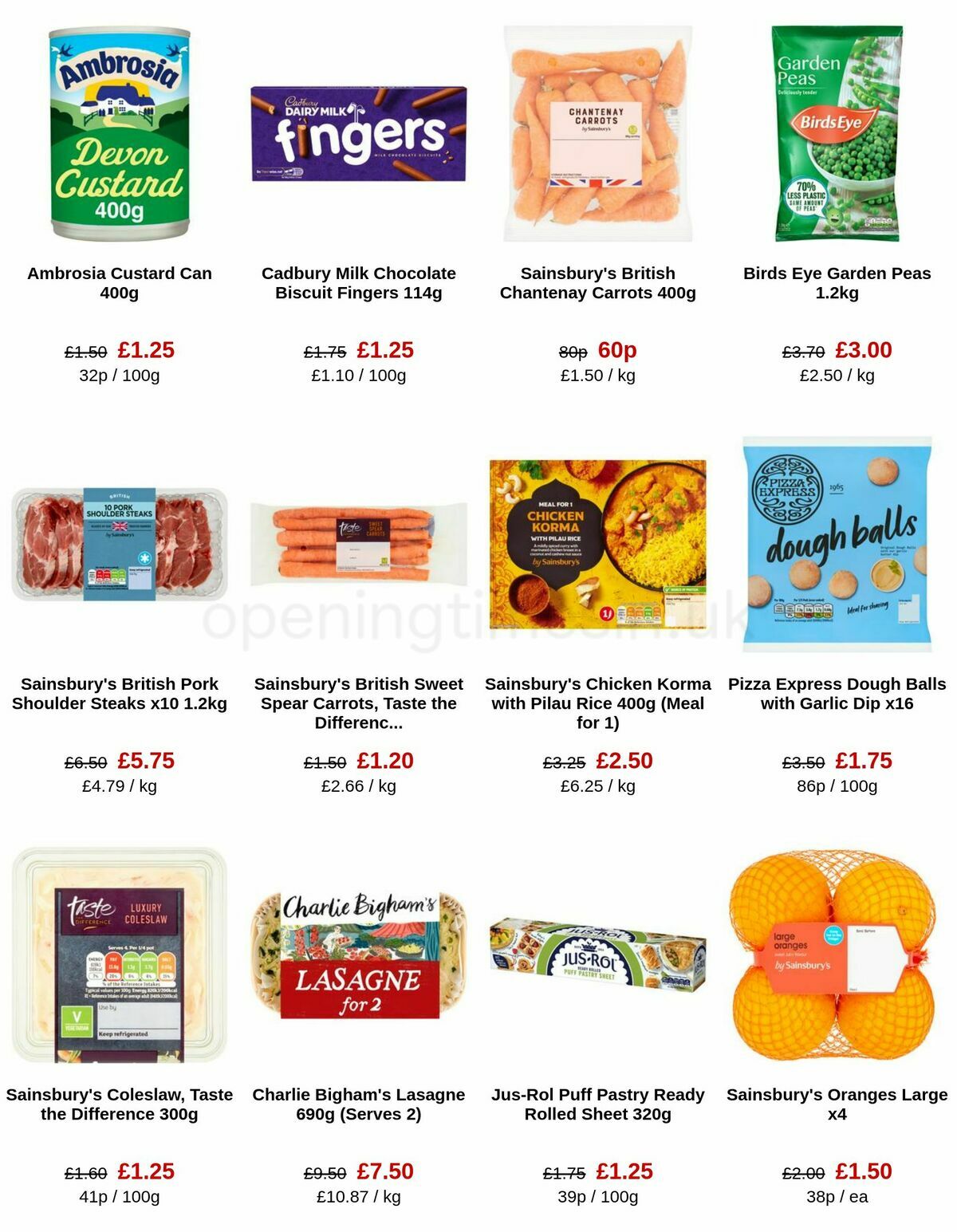 Sainsbury's Offers from 22 March