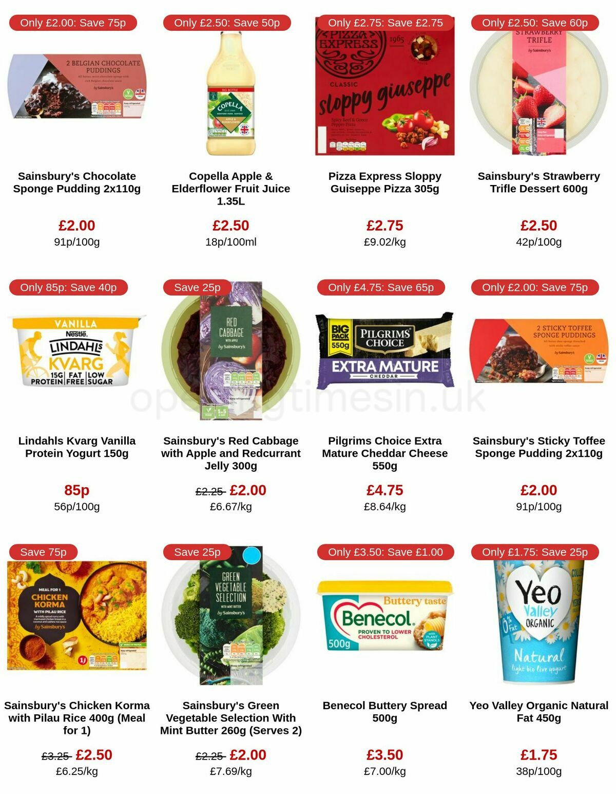 Sainsbury's Offers from 22 March