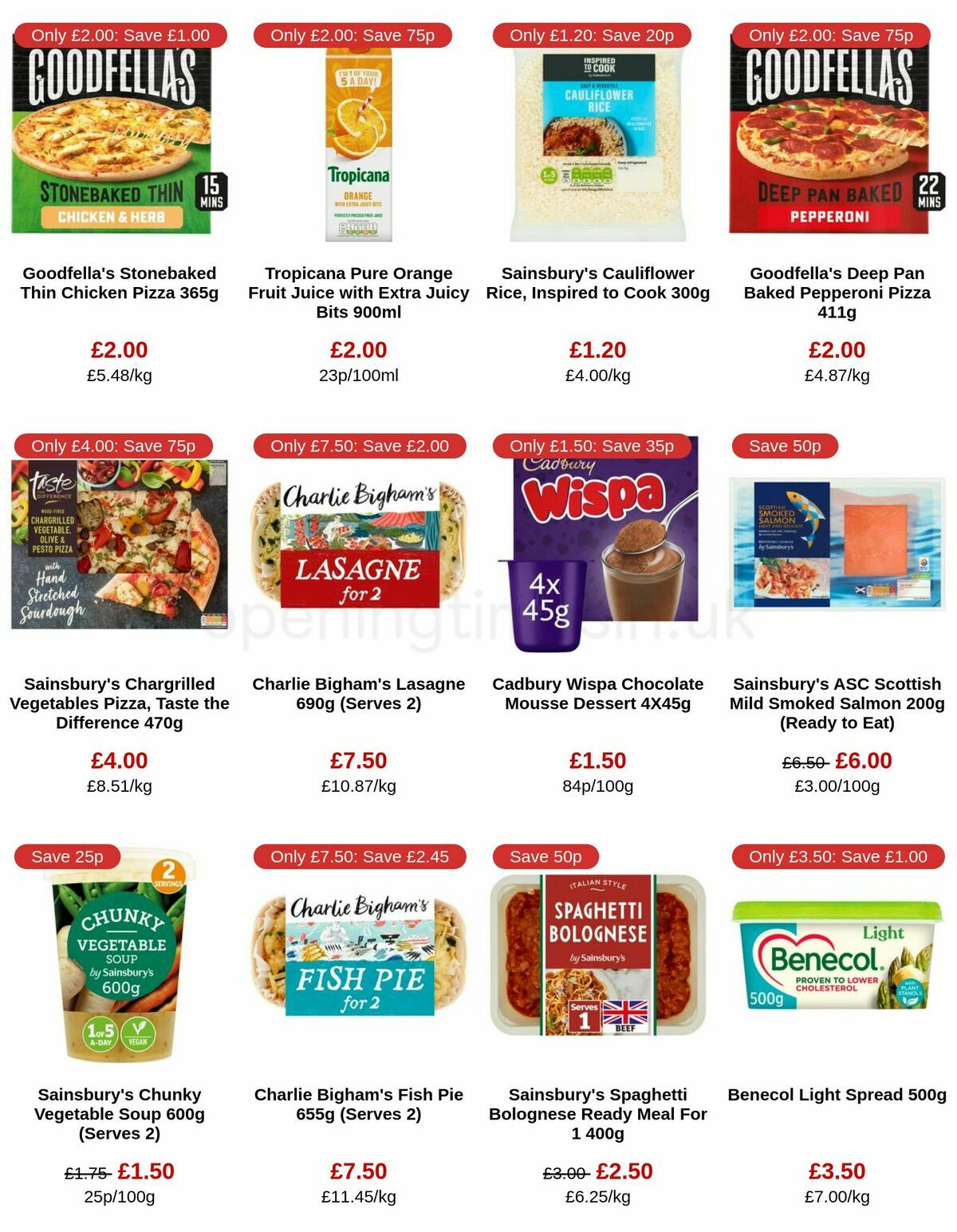 Sainsbury's Offers from 22 March