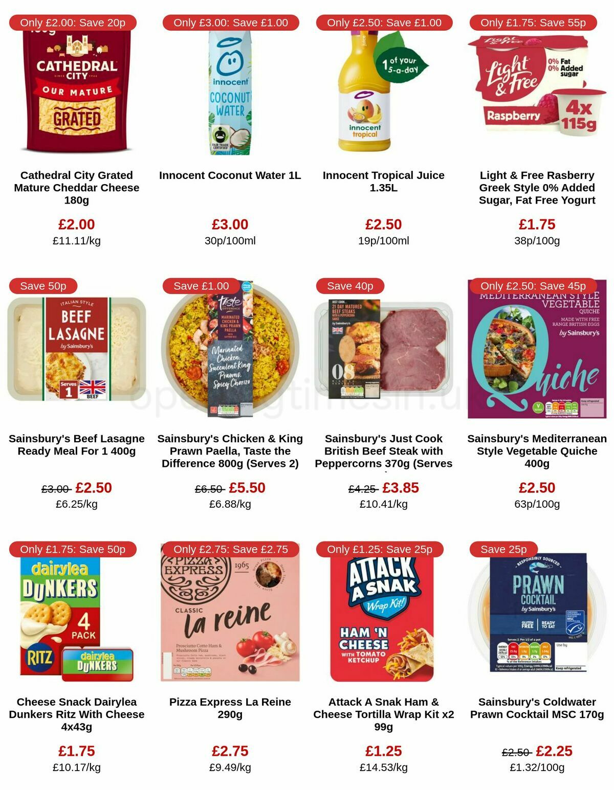 Sainsbury's Offers from 22 March