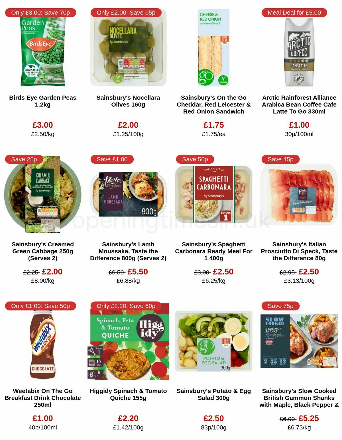 Sainsbury's Offers from 22 March