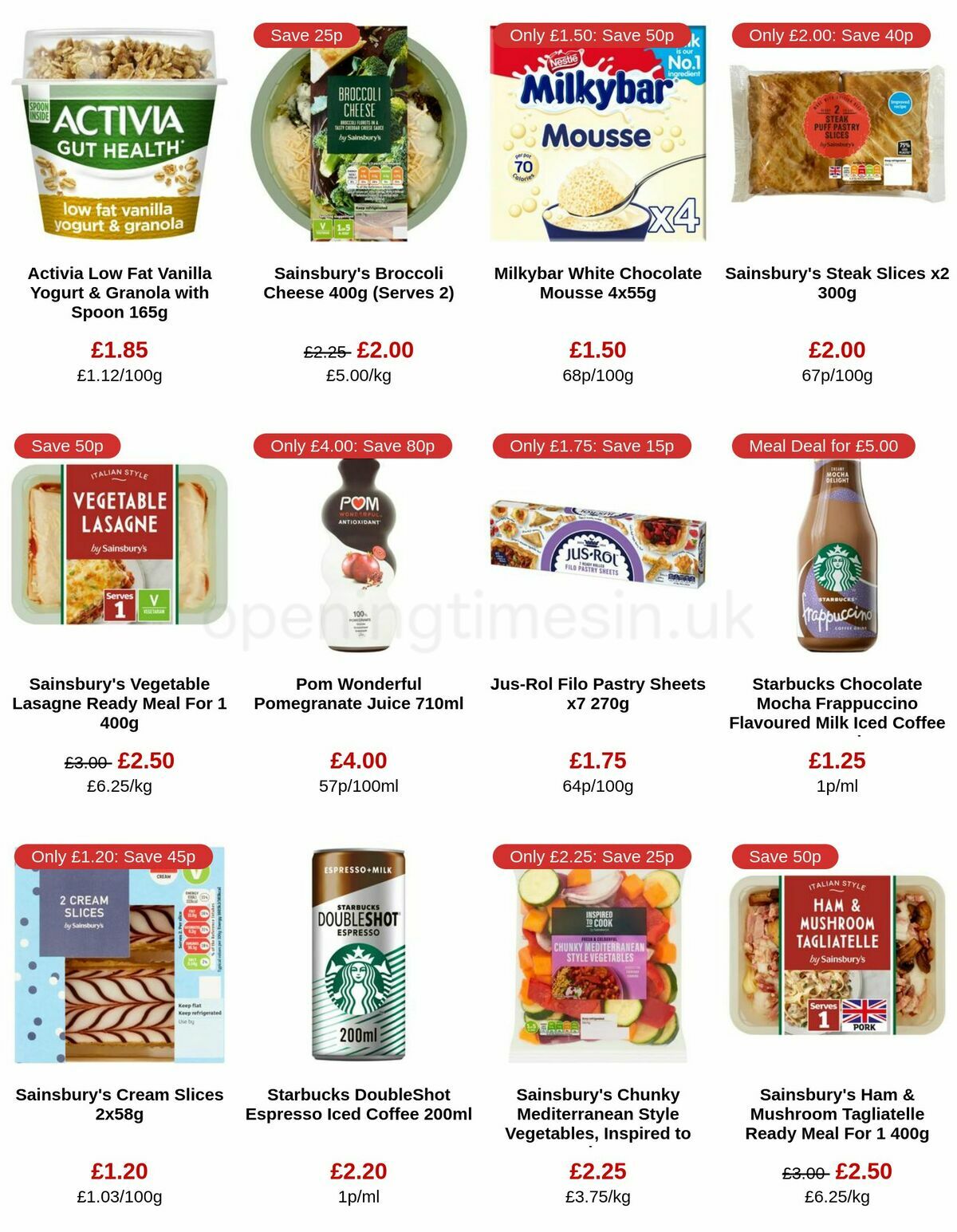Sainsbury's Offers from 22 March