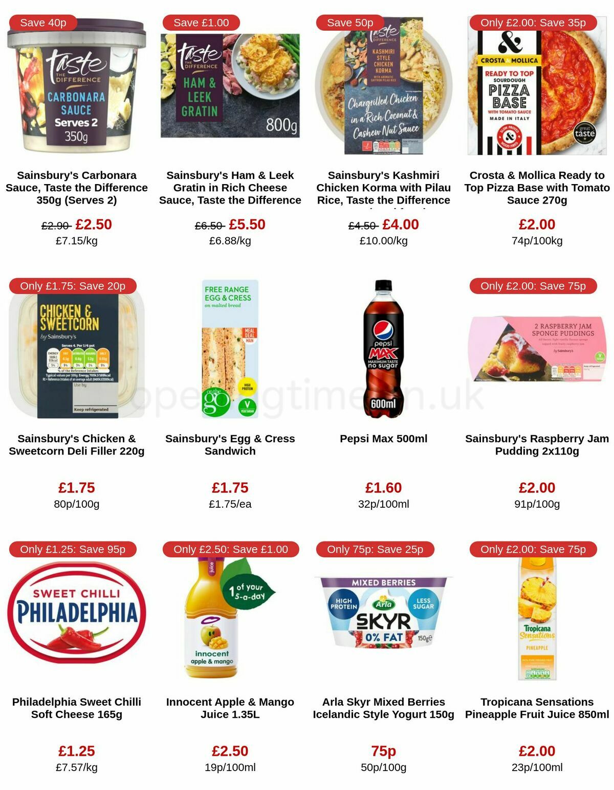 Sainsbury's Offers from 22 March
