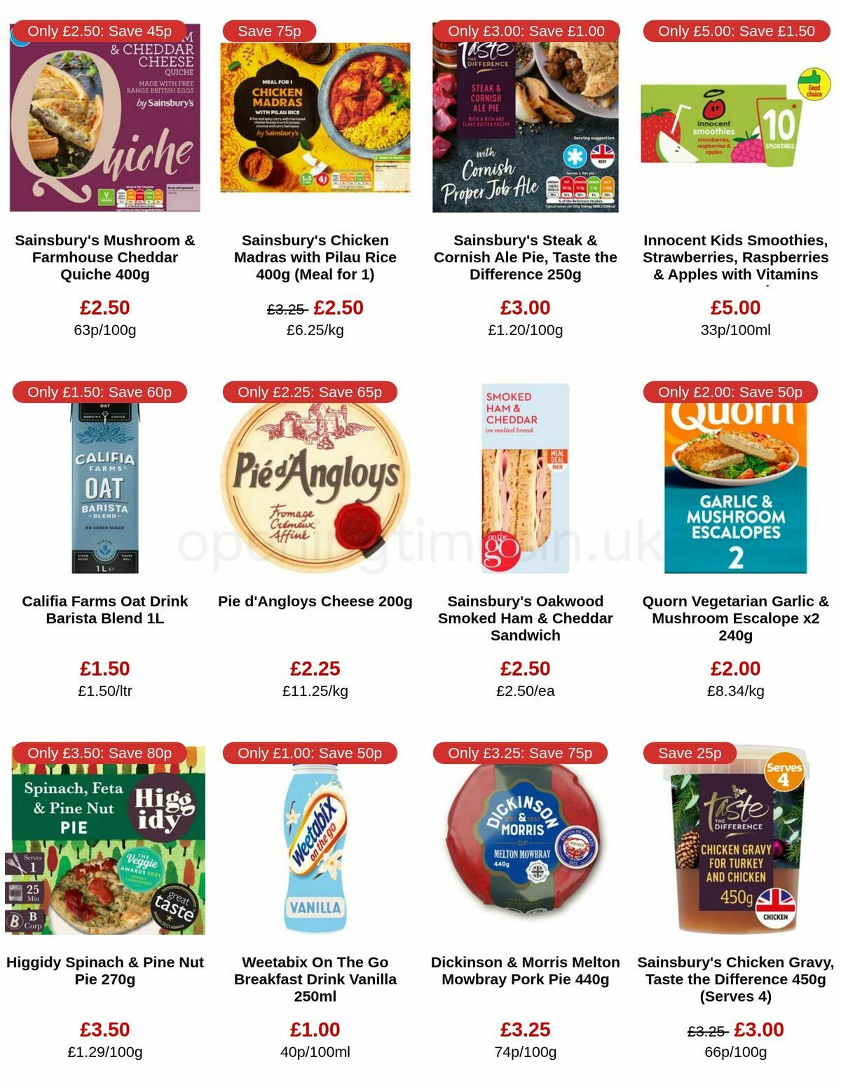 Sainsbury's Offers from 22 March