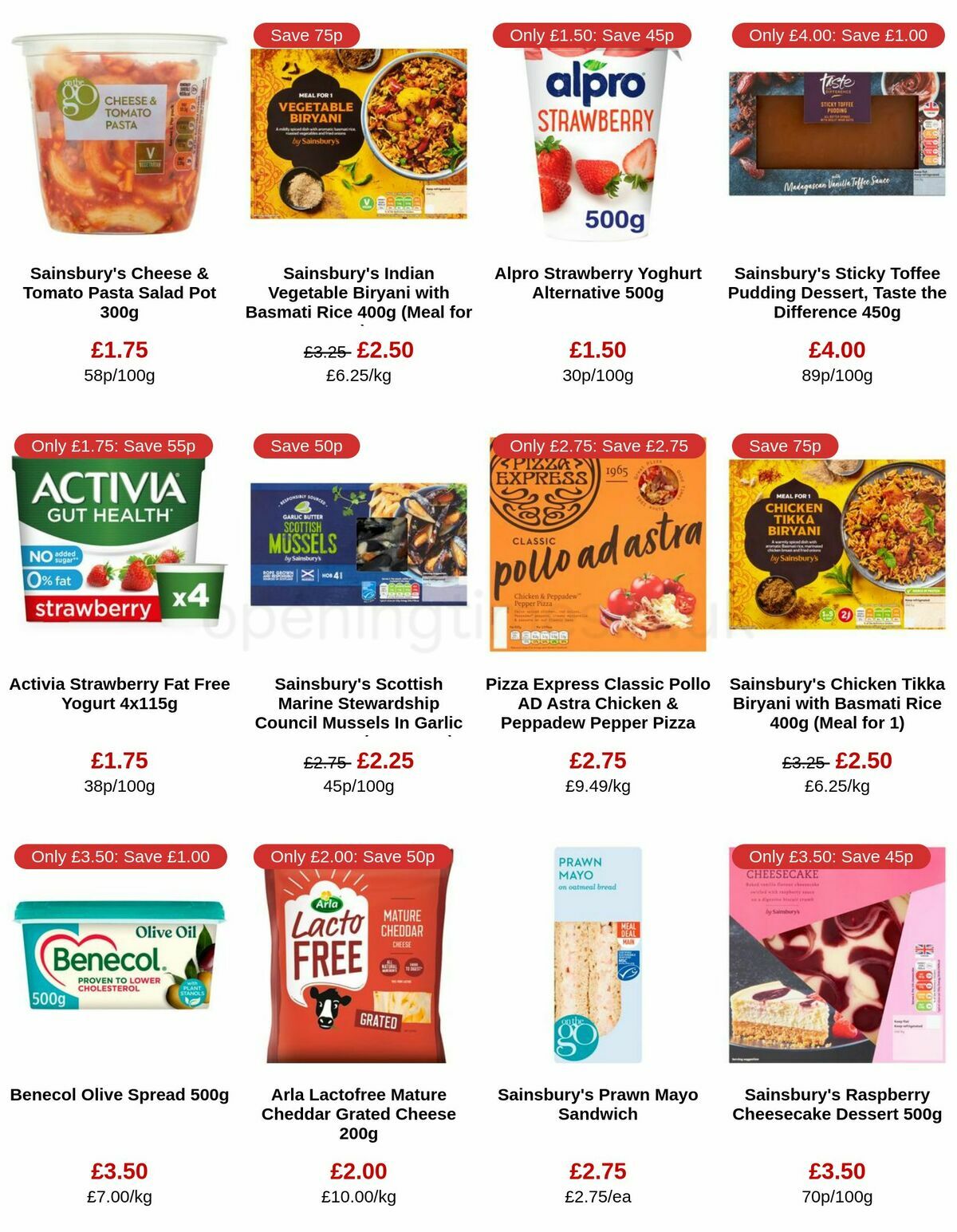 Sainsbury's Offers from 22 March
