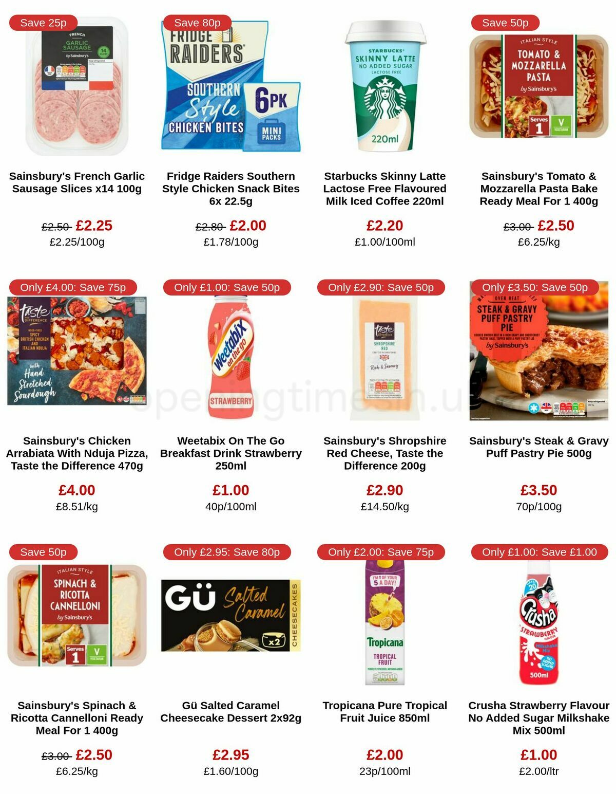 Sainsbury's Offers from 22 March