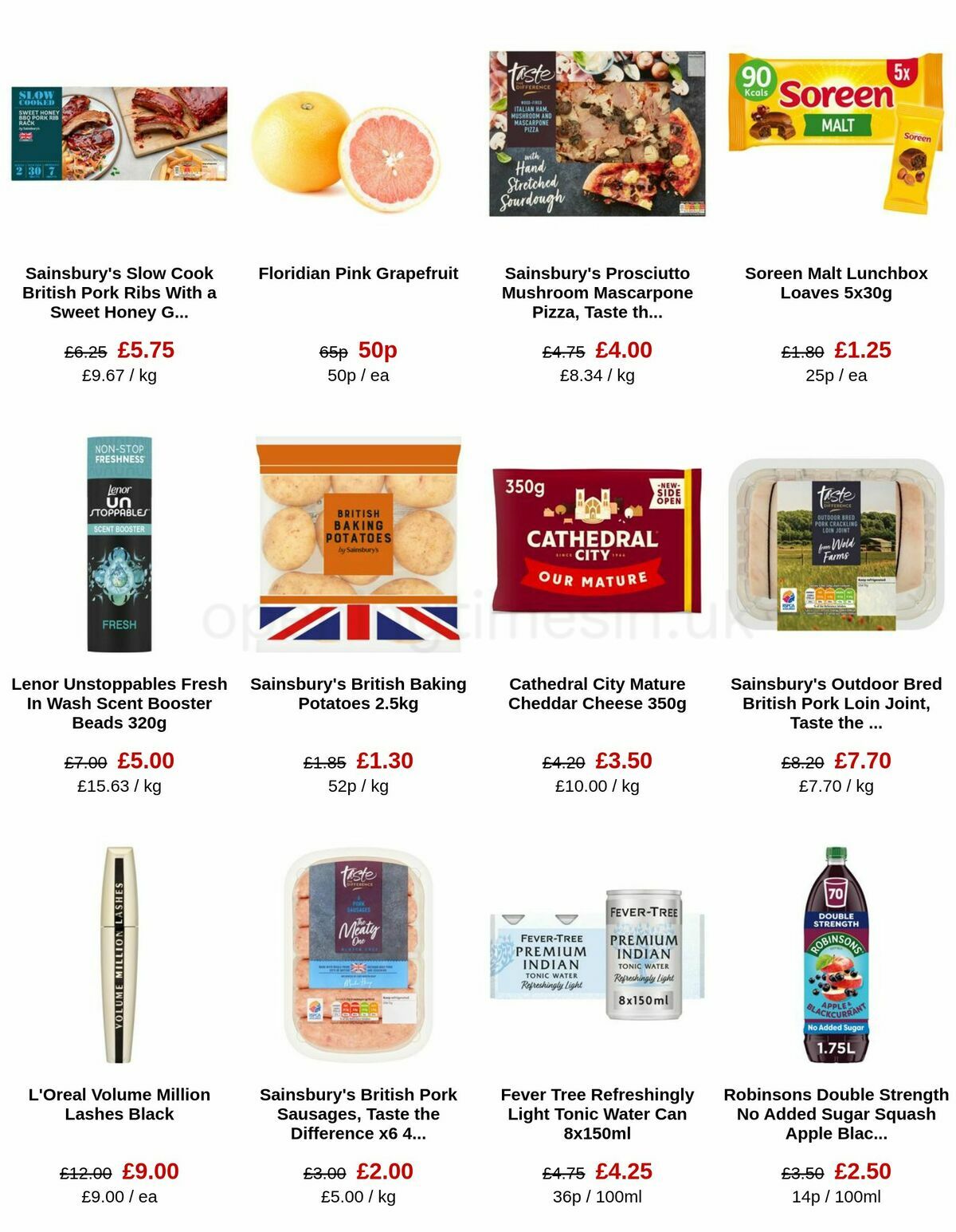 Sainsbury's Offers from 22 March