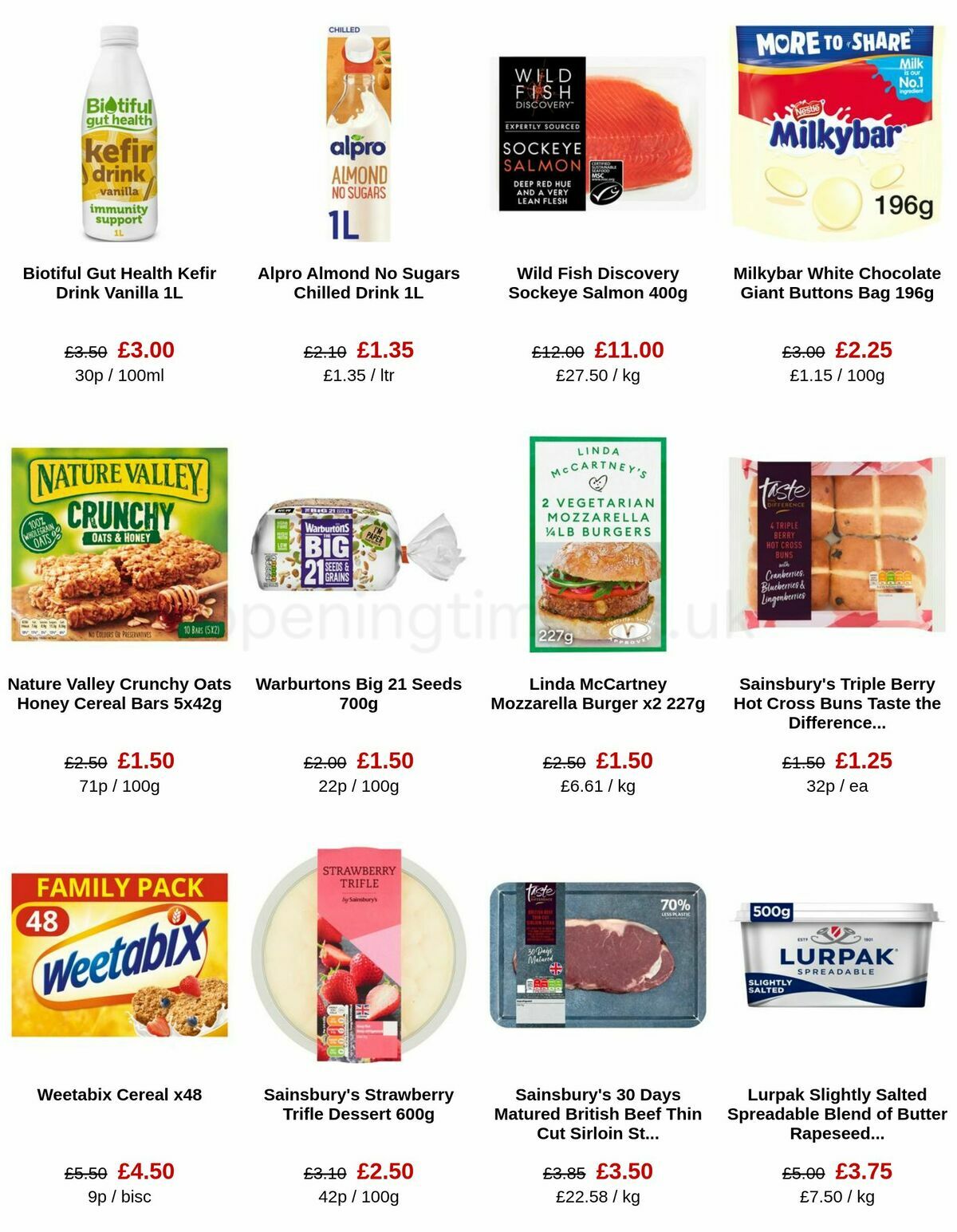 Sainsbury's Offers from 22 March