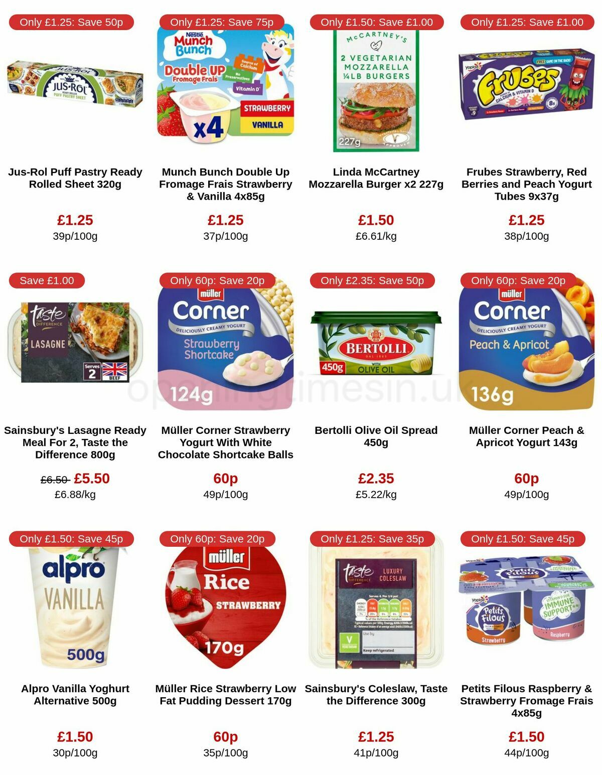 Sainsbury's Offers from 22 March