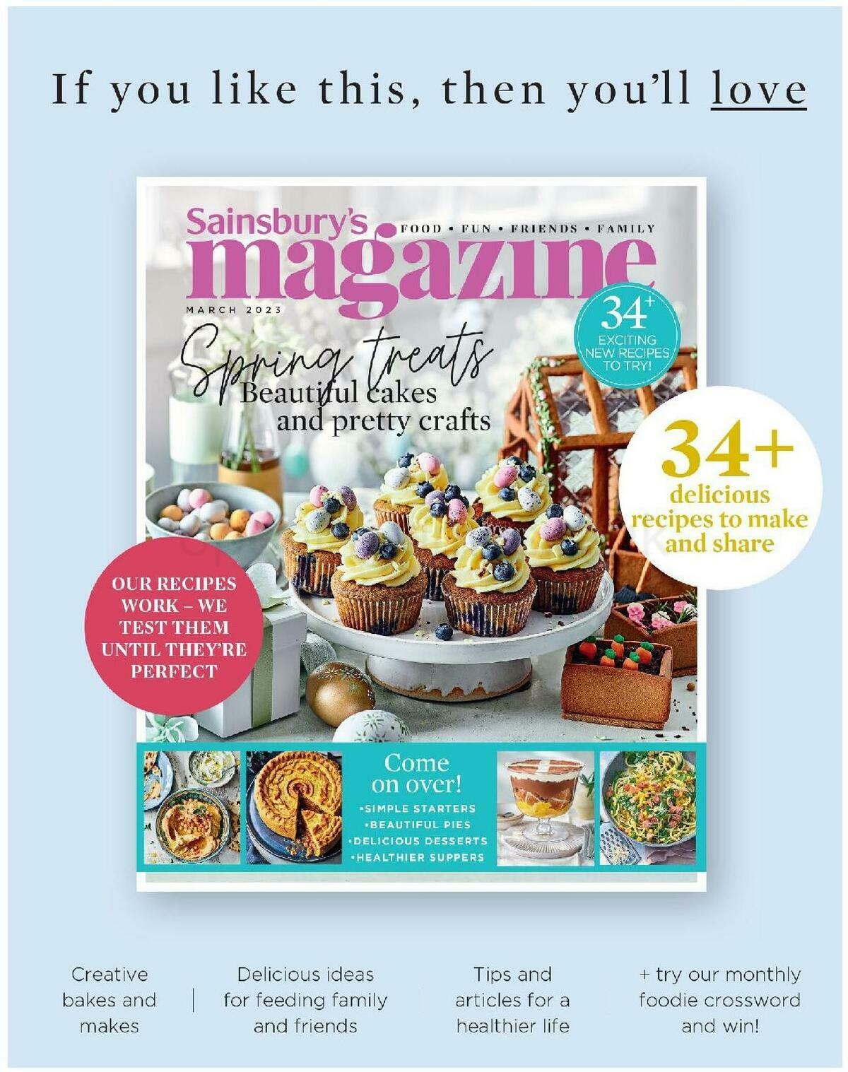 Sainsbury's Magazine Collection – Let's bake Offers from 25 March