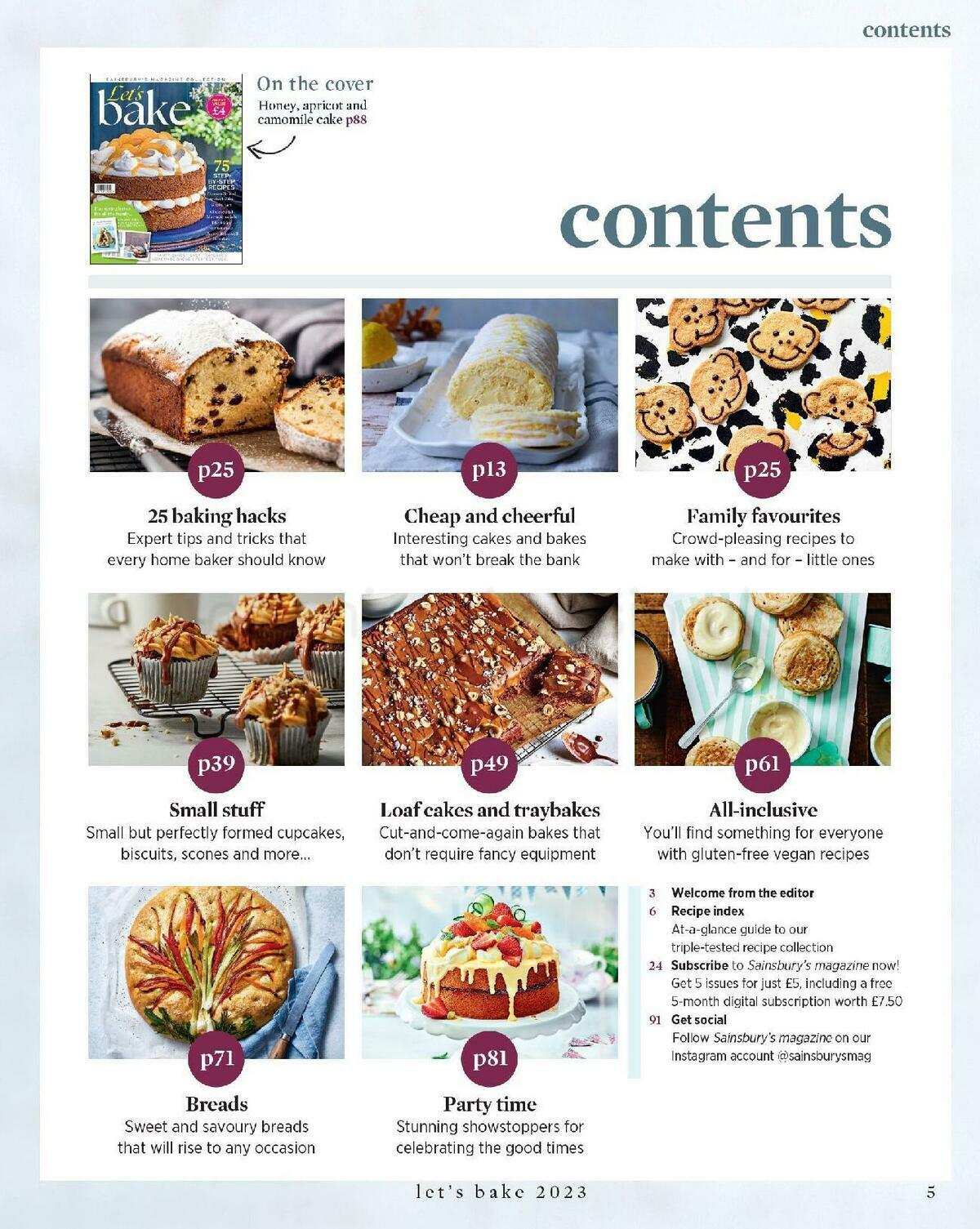 Sainsbury's Magazine Collection – Let's bake Offers from 25 March