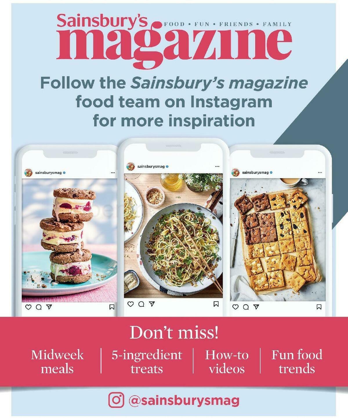Sainsbury's Magazine Collection – Let's bake Offers from 25 March