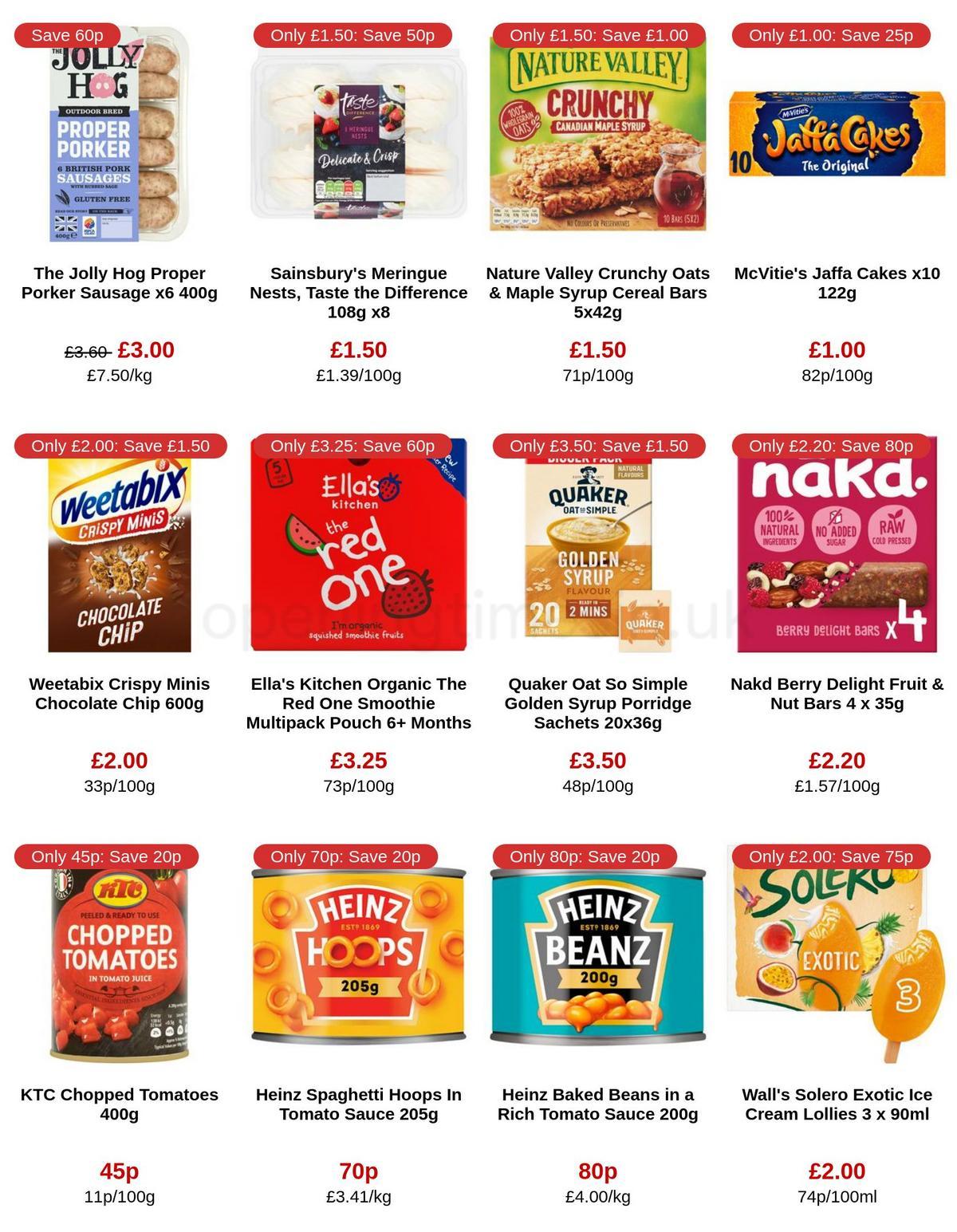Sainsbury's Offers from 31 March