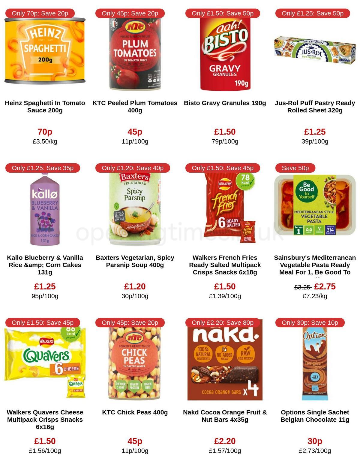Sainsbury's Offers from 31 March