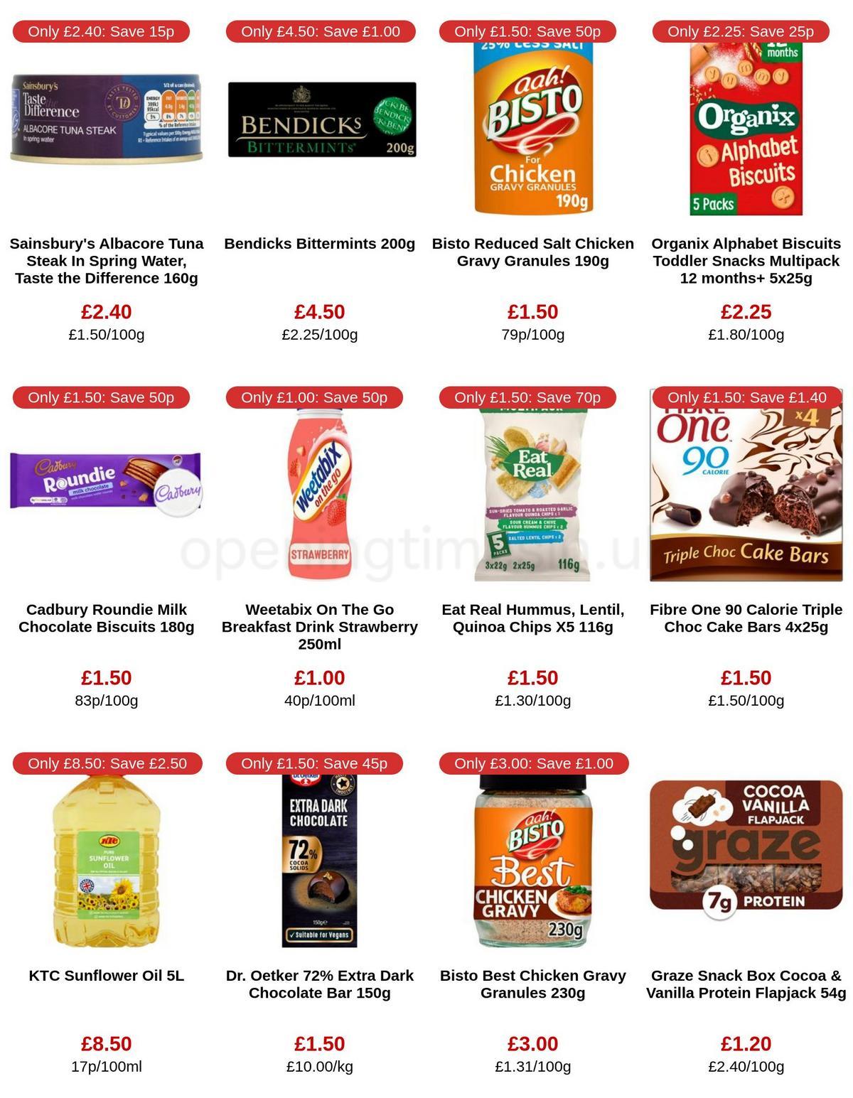 Sainsbury's Offers from 31 March