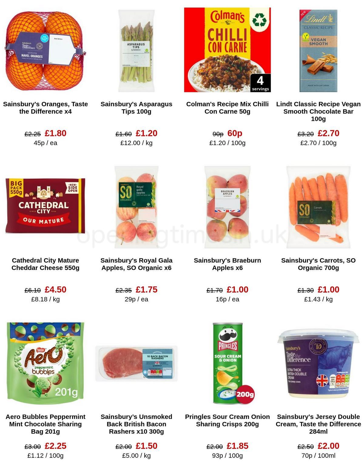 Sainsbury's Offers from 31 March
