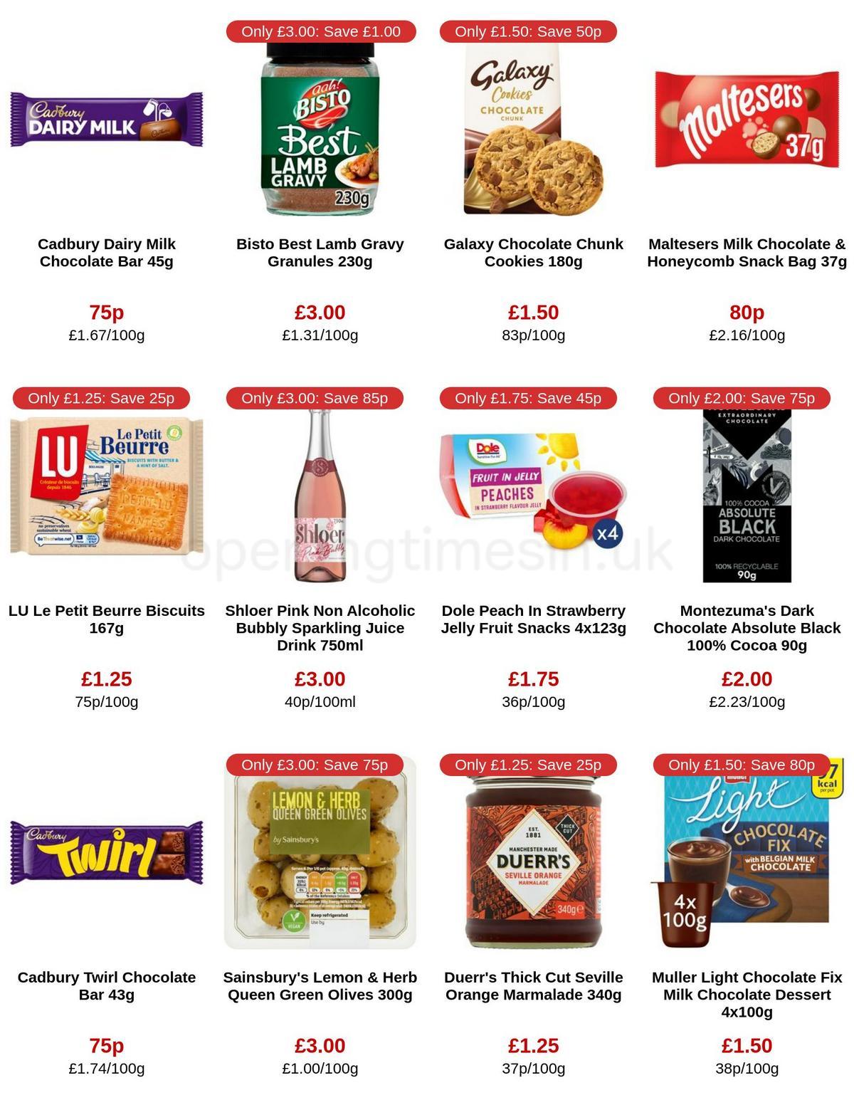 Sainsbury's Offers from 31 March