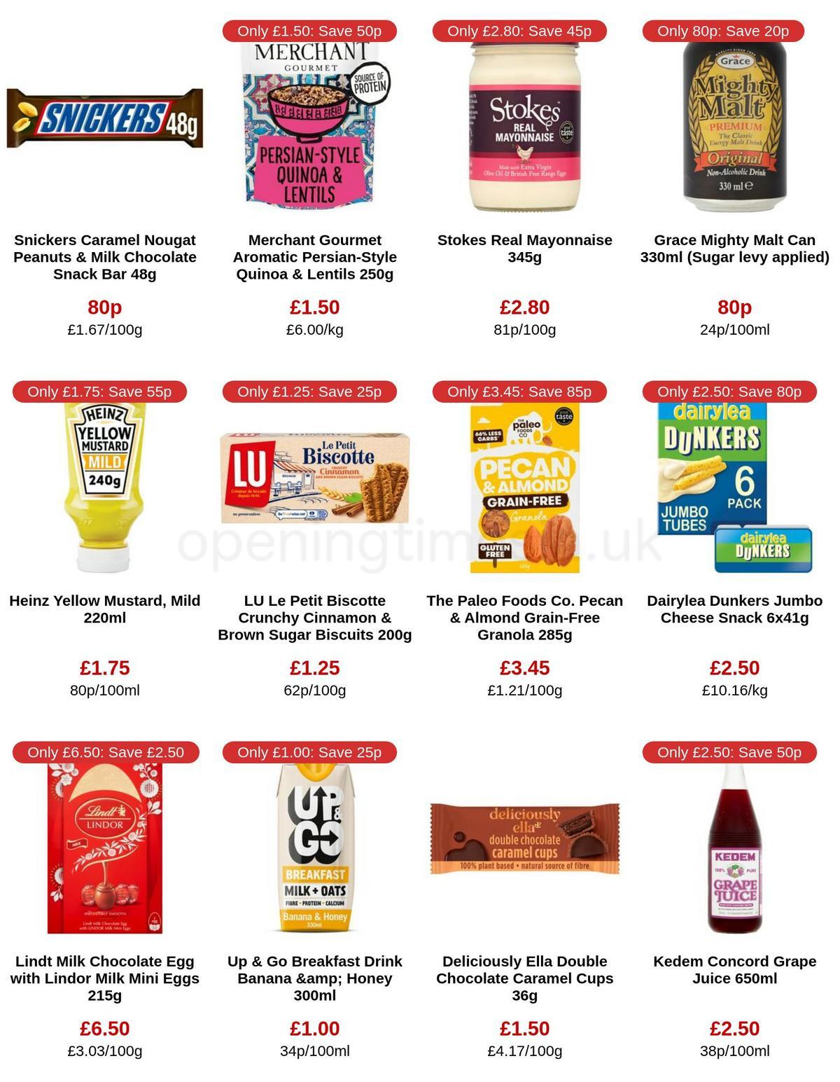 Sainsbury's Offers from 31 March