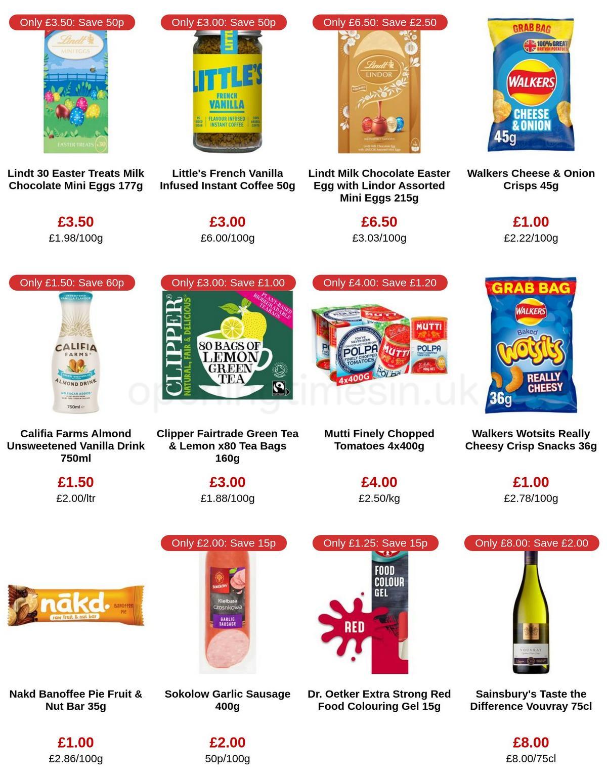 Sainsbury's Offers from 31 March
