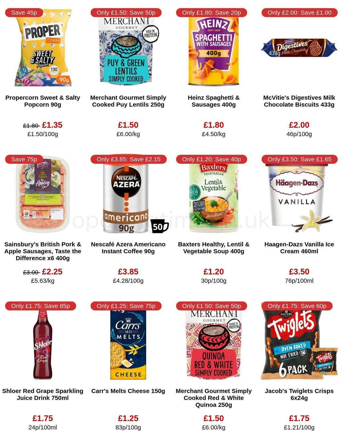 Sainsbury's Offers from 31 March