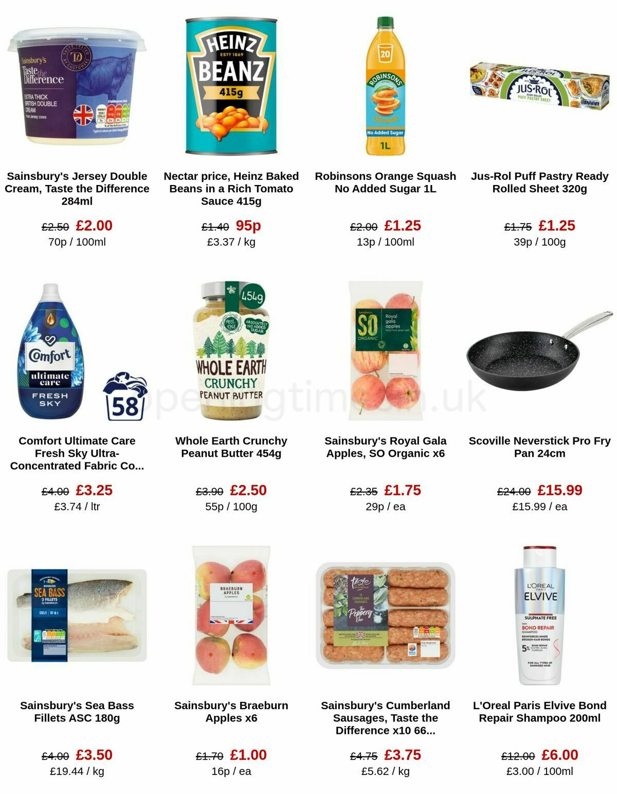 Sainsbury's Offers from 13 April