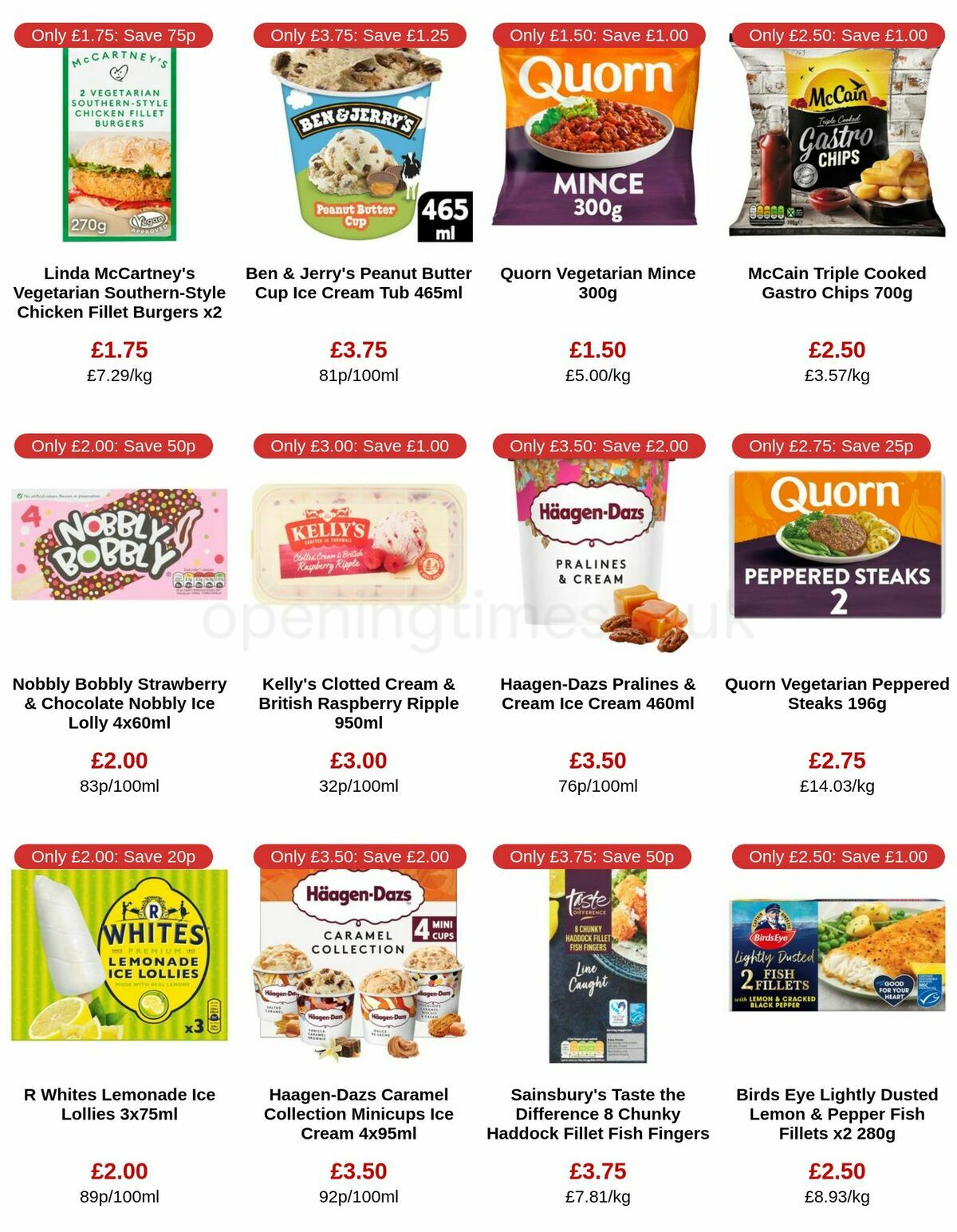 Sainsbury's Offers from 21 April