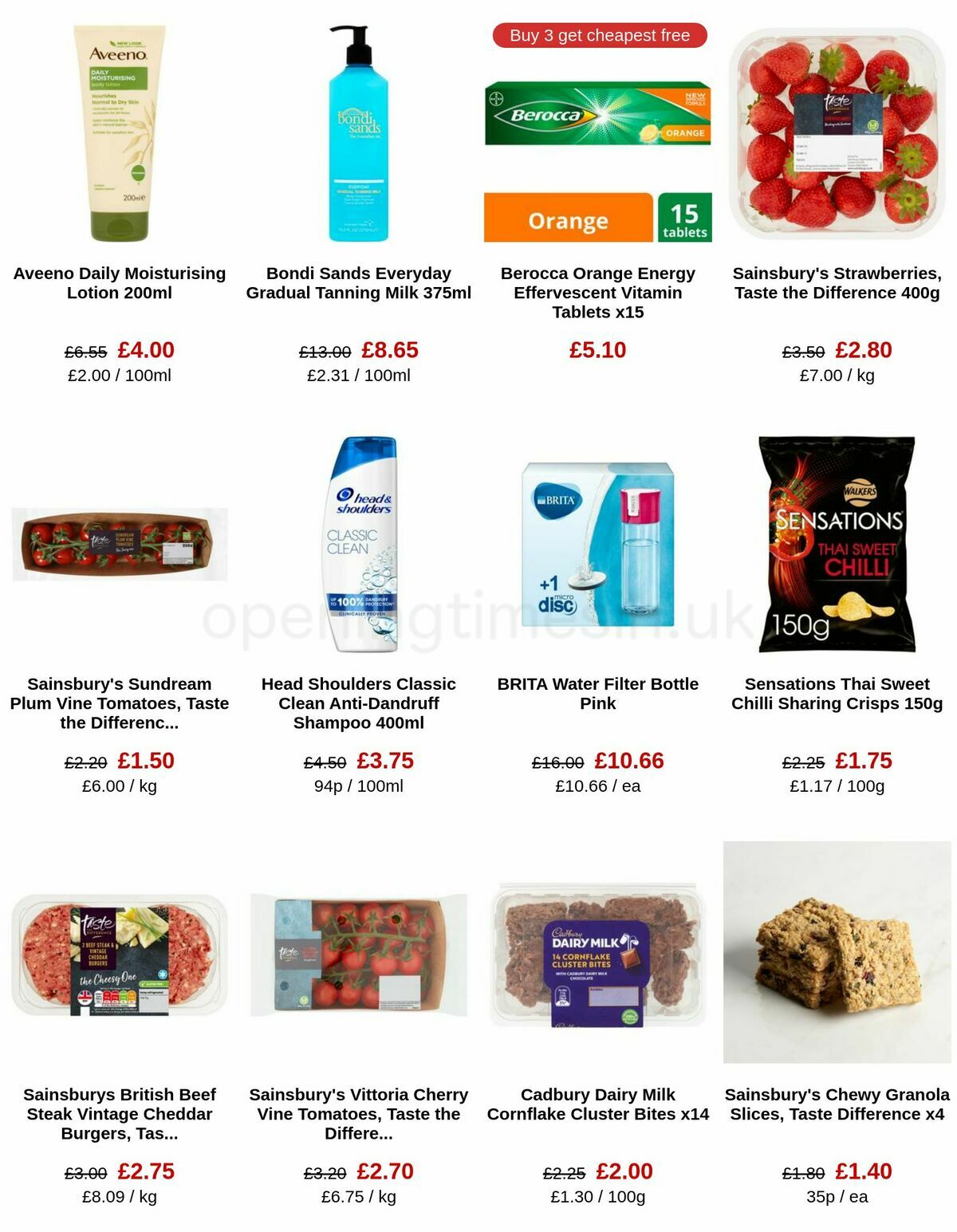 Sainsbury's Offers from 21 April