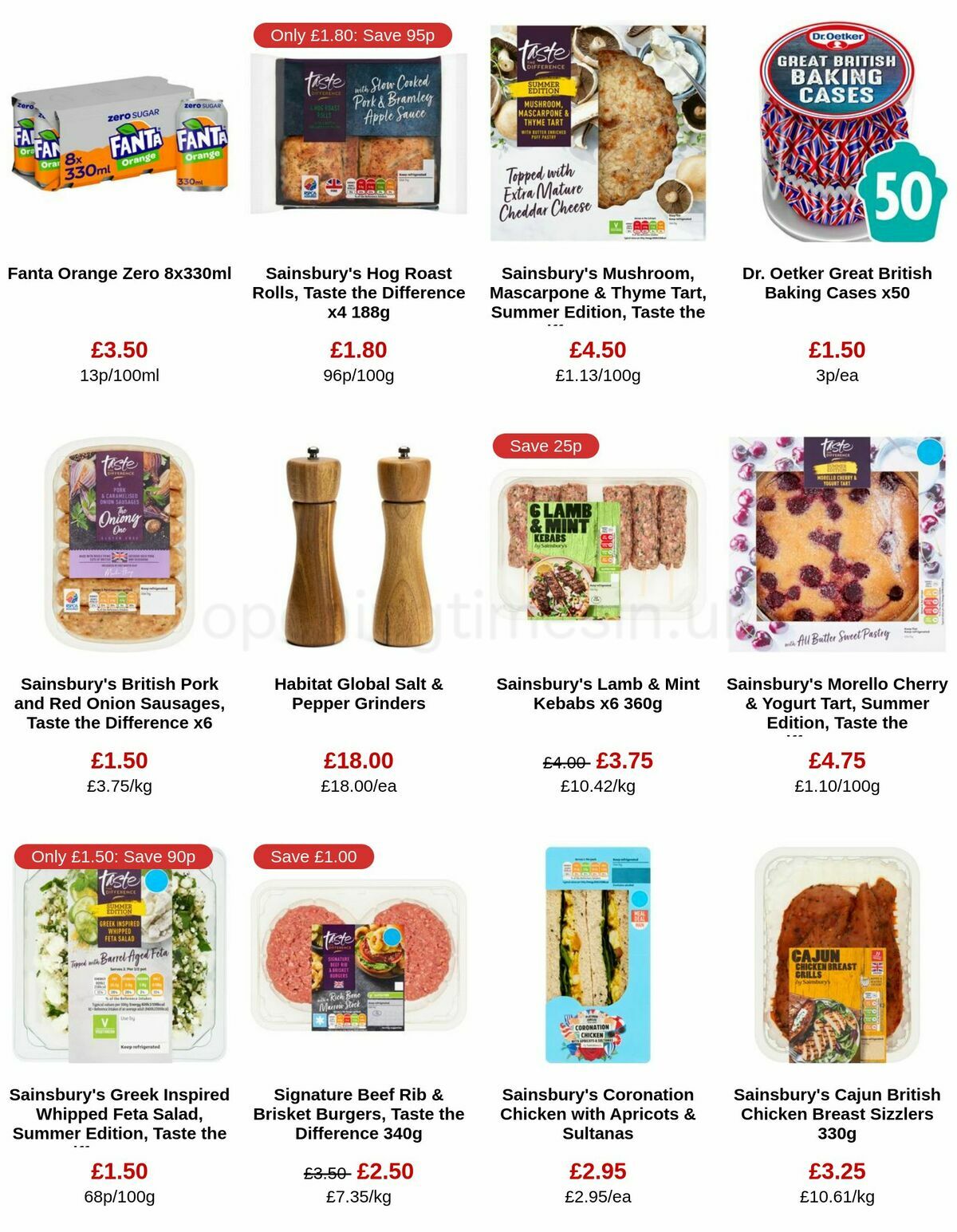 Sainsbury's Offers from 21 April