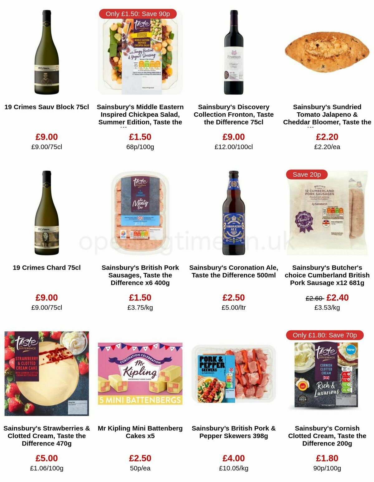 Sainsbury's Offers from 21 April