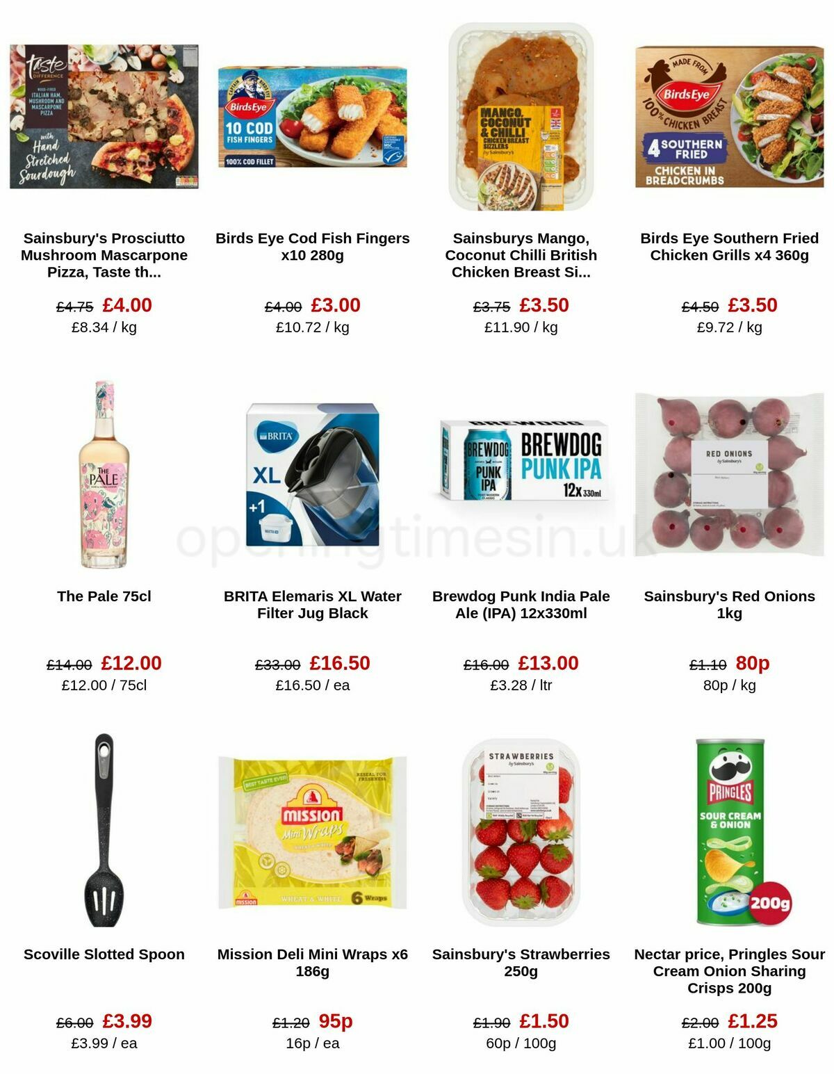 Sainsbury's Offers from 21 April