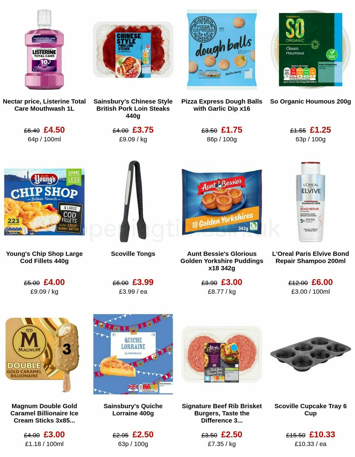 Sainsbury's Offers from 21 April