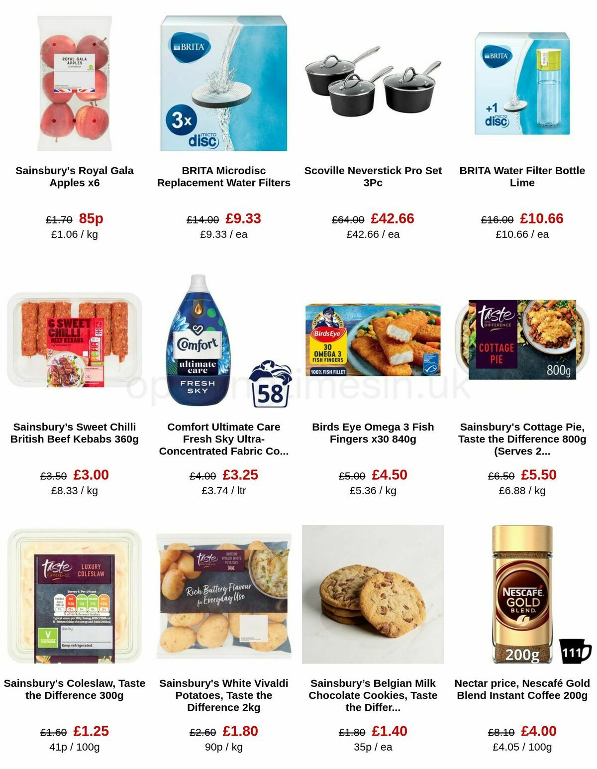 Sainsbury's Offers from 21 April