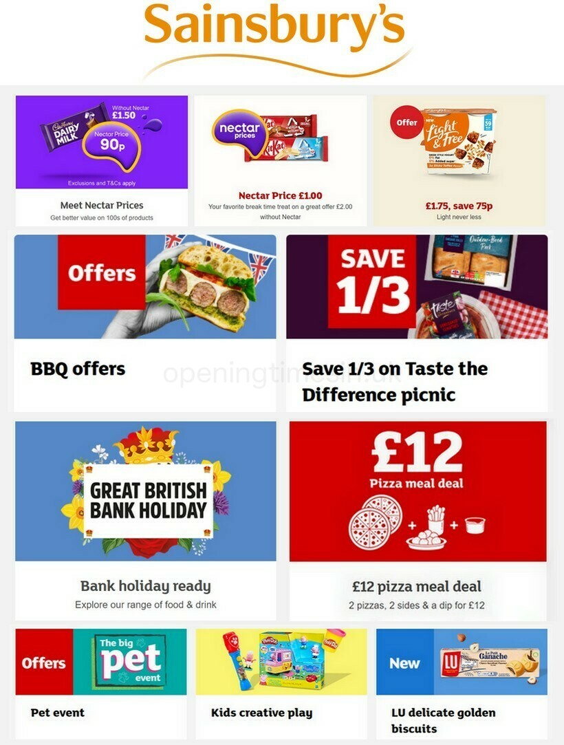Sainsbury's Offers from 28 April