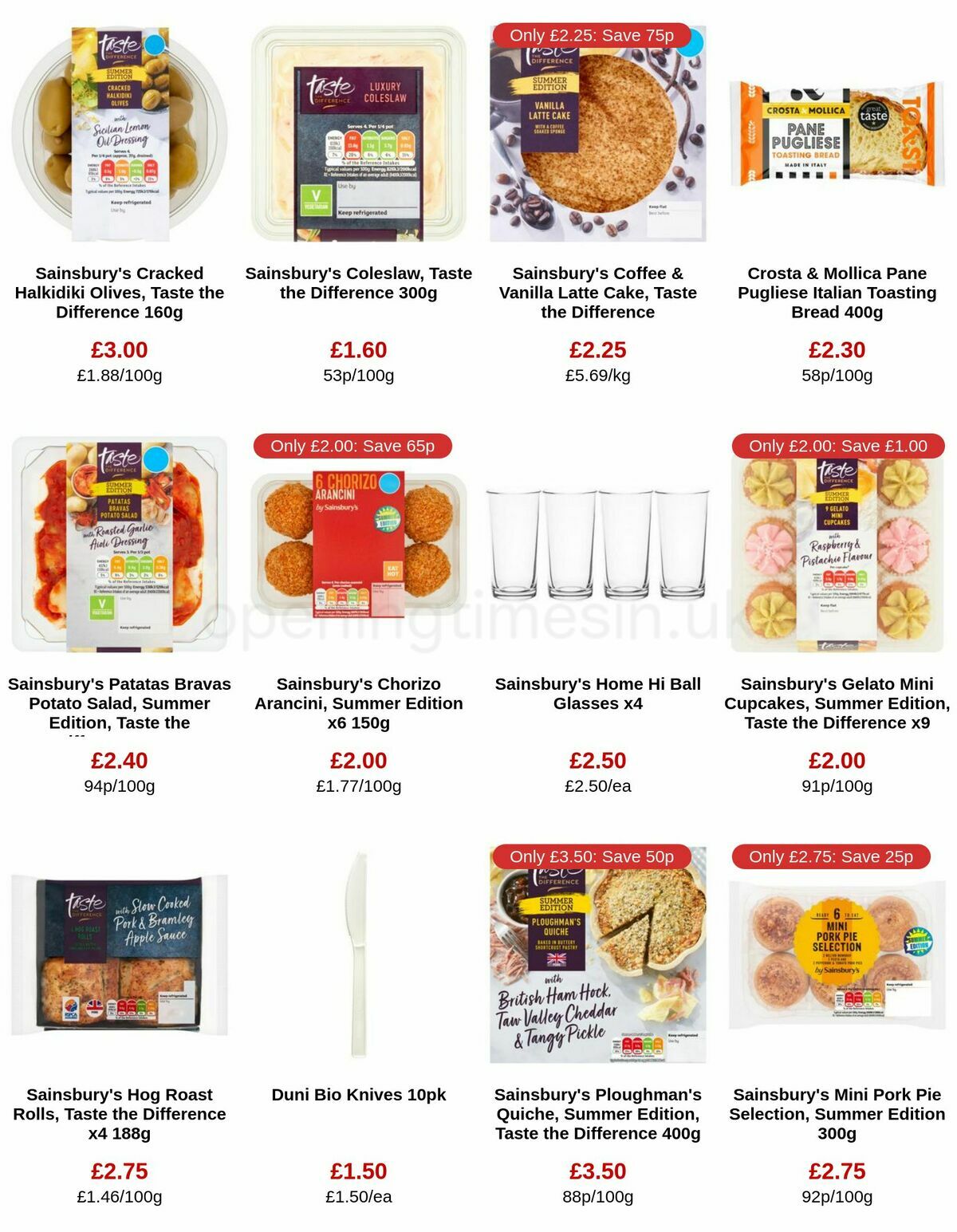 Sainsbury's Offers from 12 May