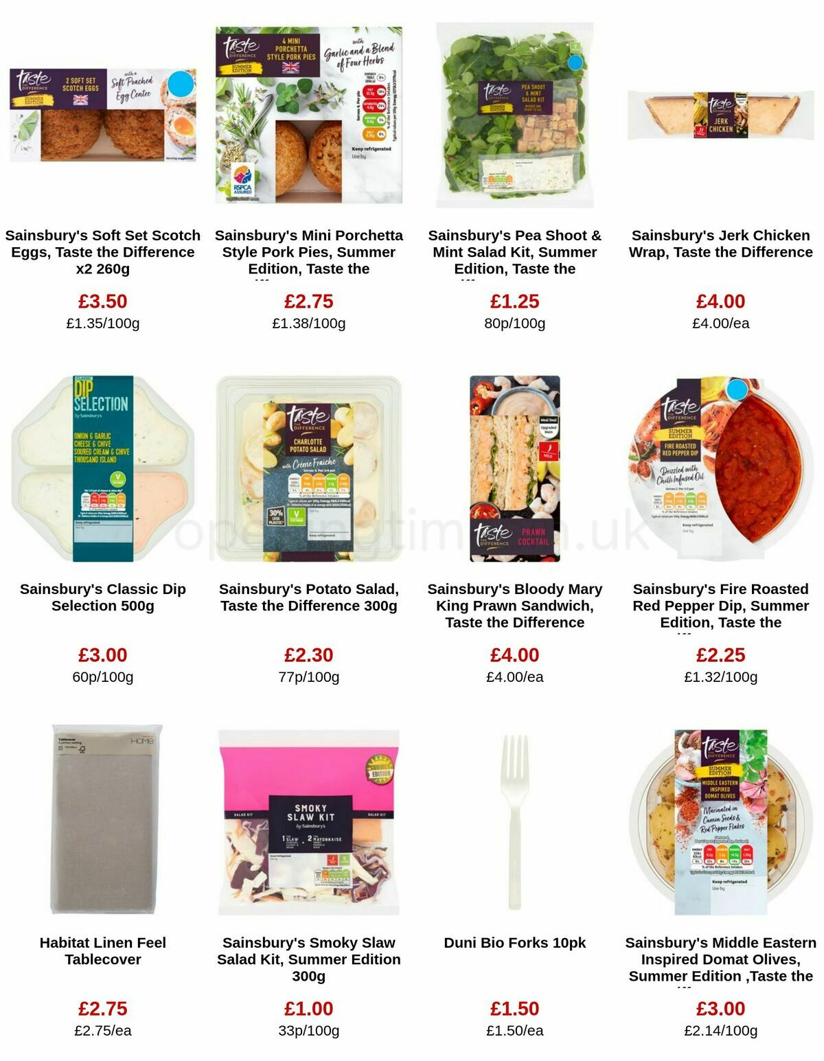 Sainsbury's Offers from 12 May