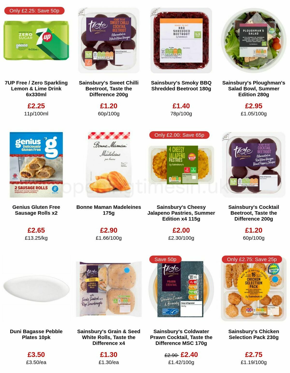 Sainsbury's Offers from 12 May