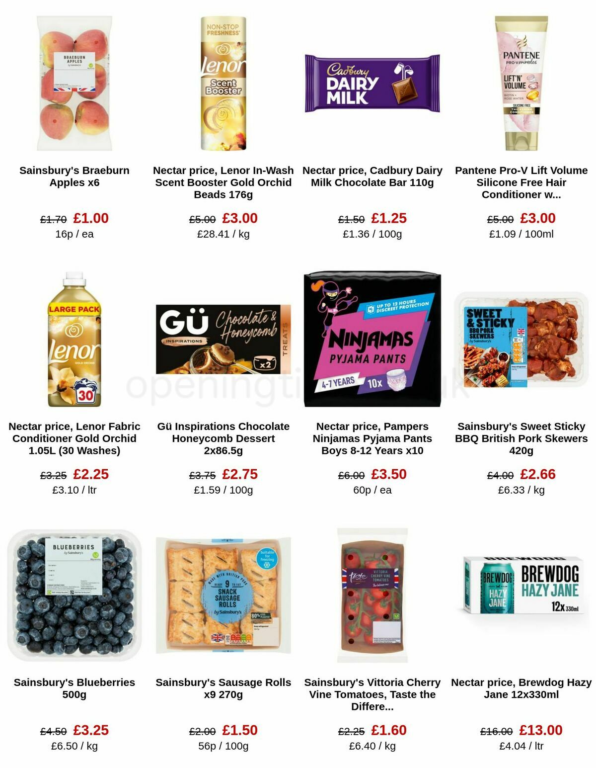 Sainsbury's Offers from 12 May