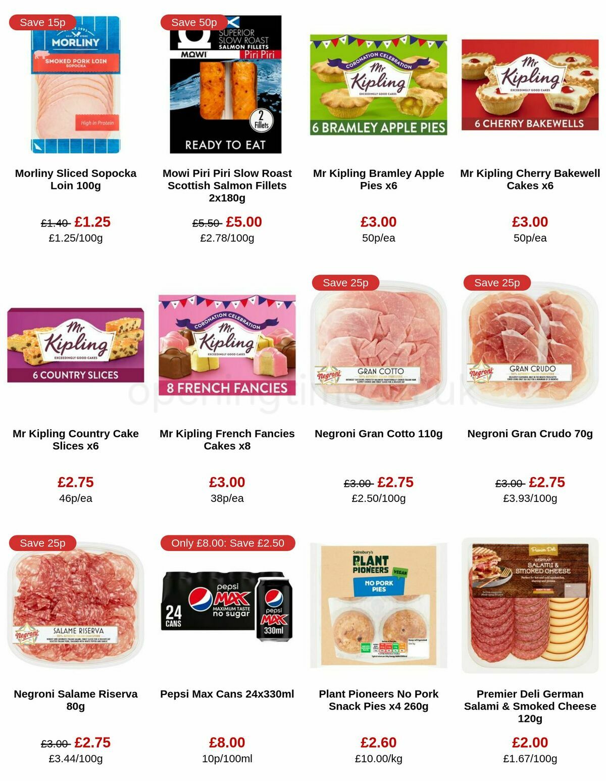 Sainsbury's Offers from 12 May