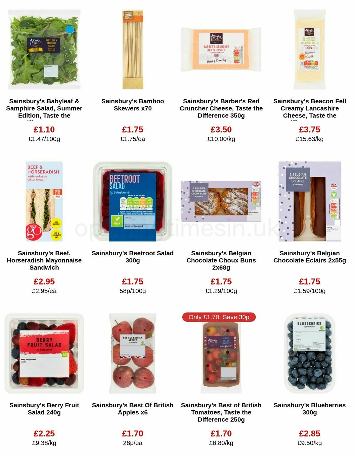 Sainsbury's Offers from 12 May